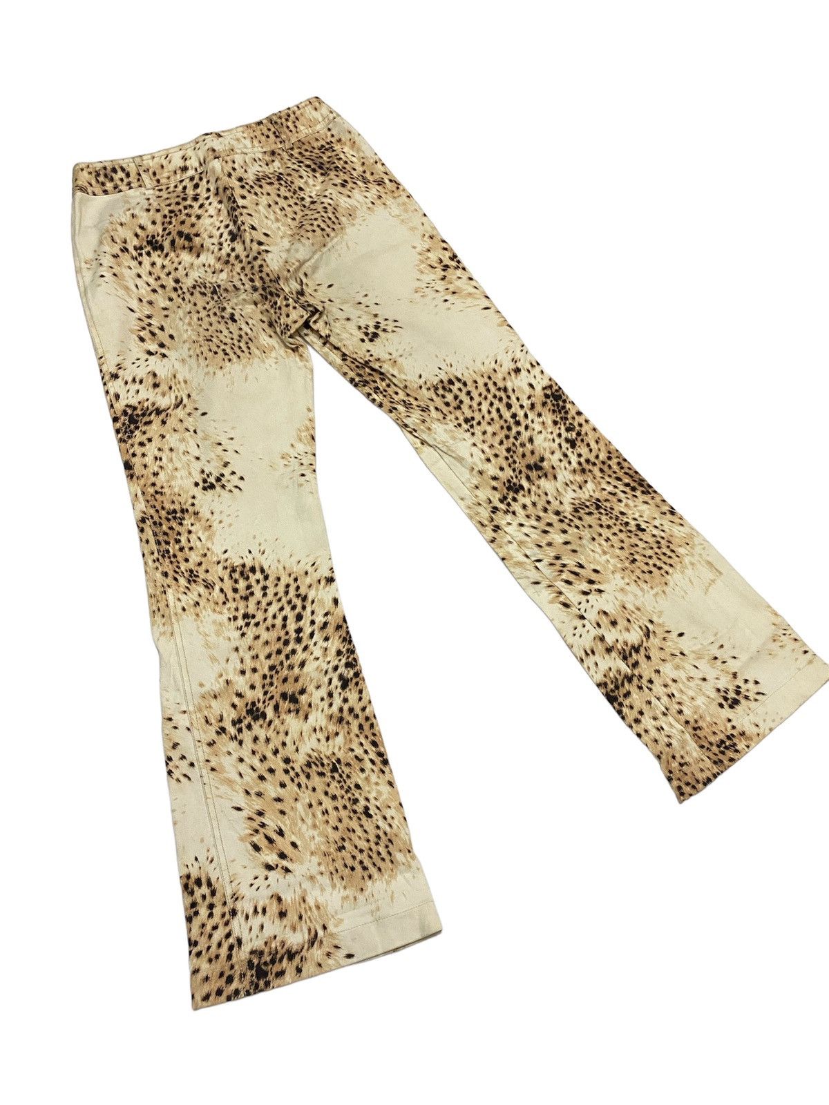 If Six Was Nine × Le Grande Bleu (L.G.B.) Marella Leopard Flared pants Size 27" / US 4 / IT 40 - 7 Thumbnail
