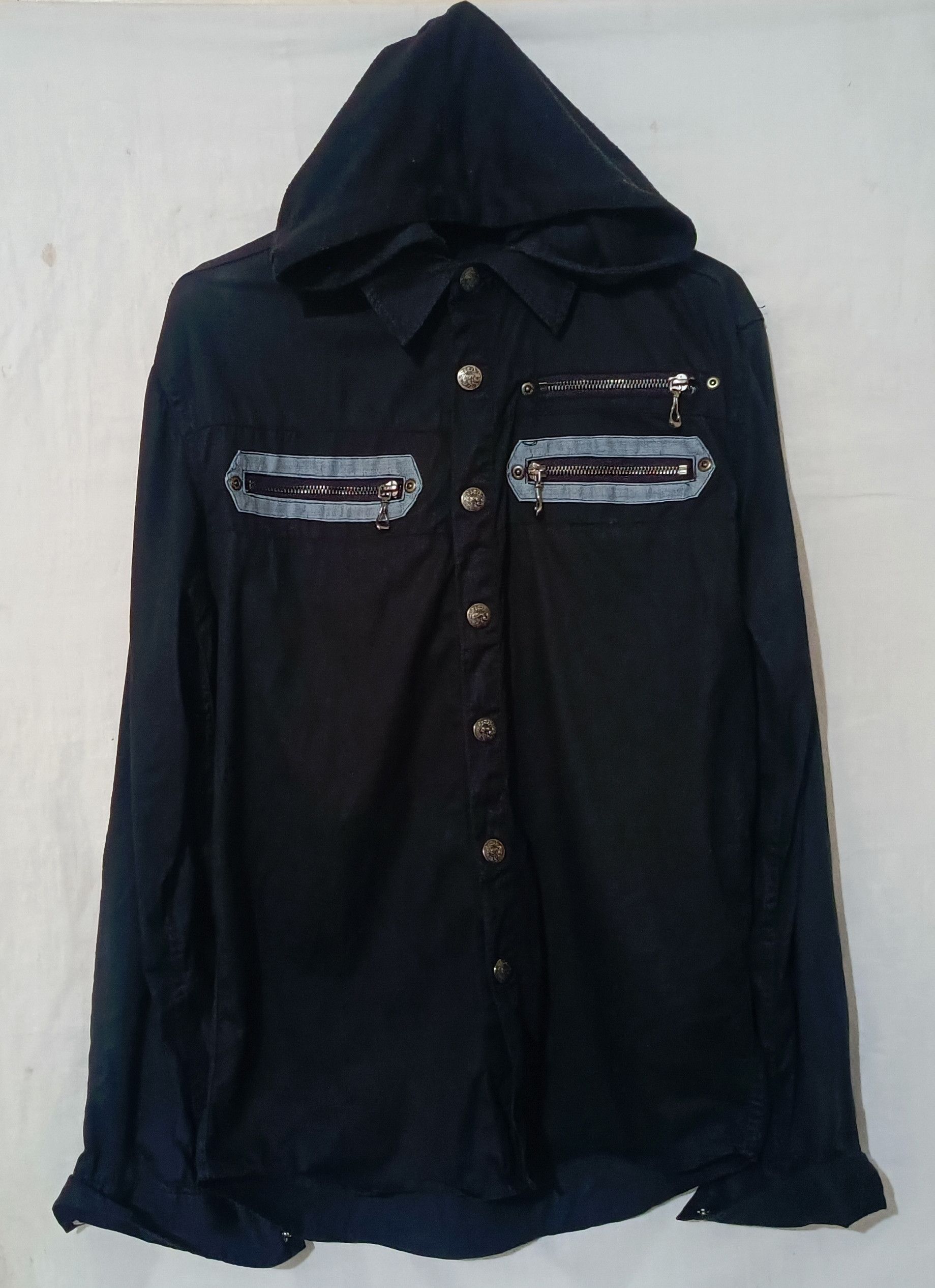 14th Addiction 31040-SKKONE Multi Zipper Hoodie Shirt Size US M / EU 48-50 / 2 - 2 Thumbnail