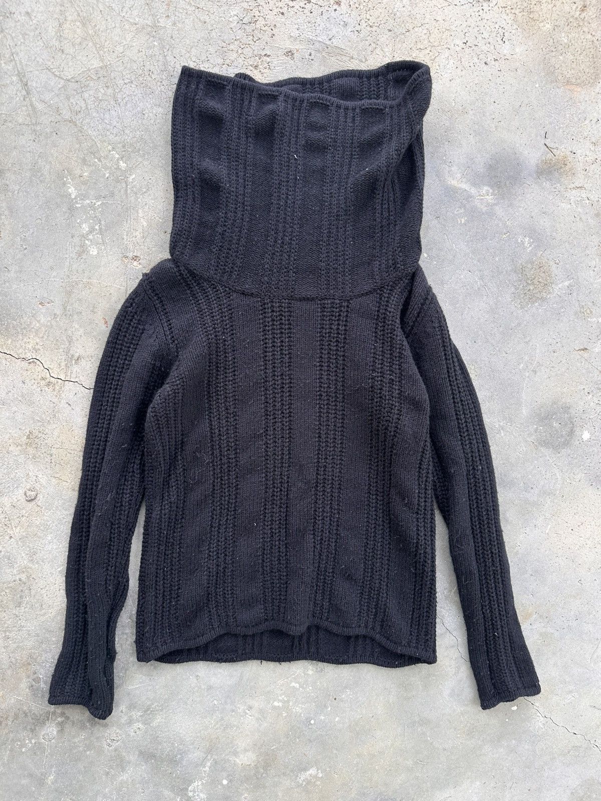 Tornado Mart Tornado Mart High Neck Knit Sweater Size US M / EU 48-50 / 2 - 1 Thumbnail