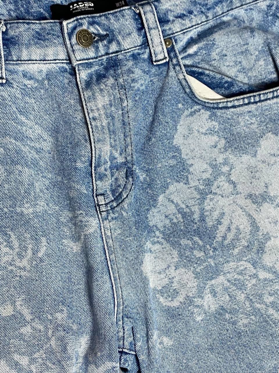 Jaded London Jaded London Mens Floral Jeans W34 Skate Fit Blue Wide Leg Size 34" / US 12 / IT 48 - 15 Thumbnail