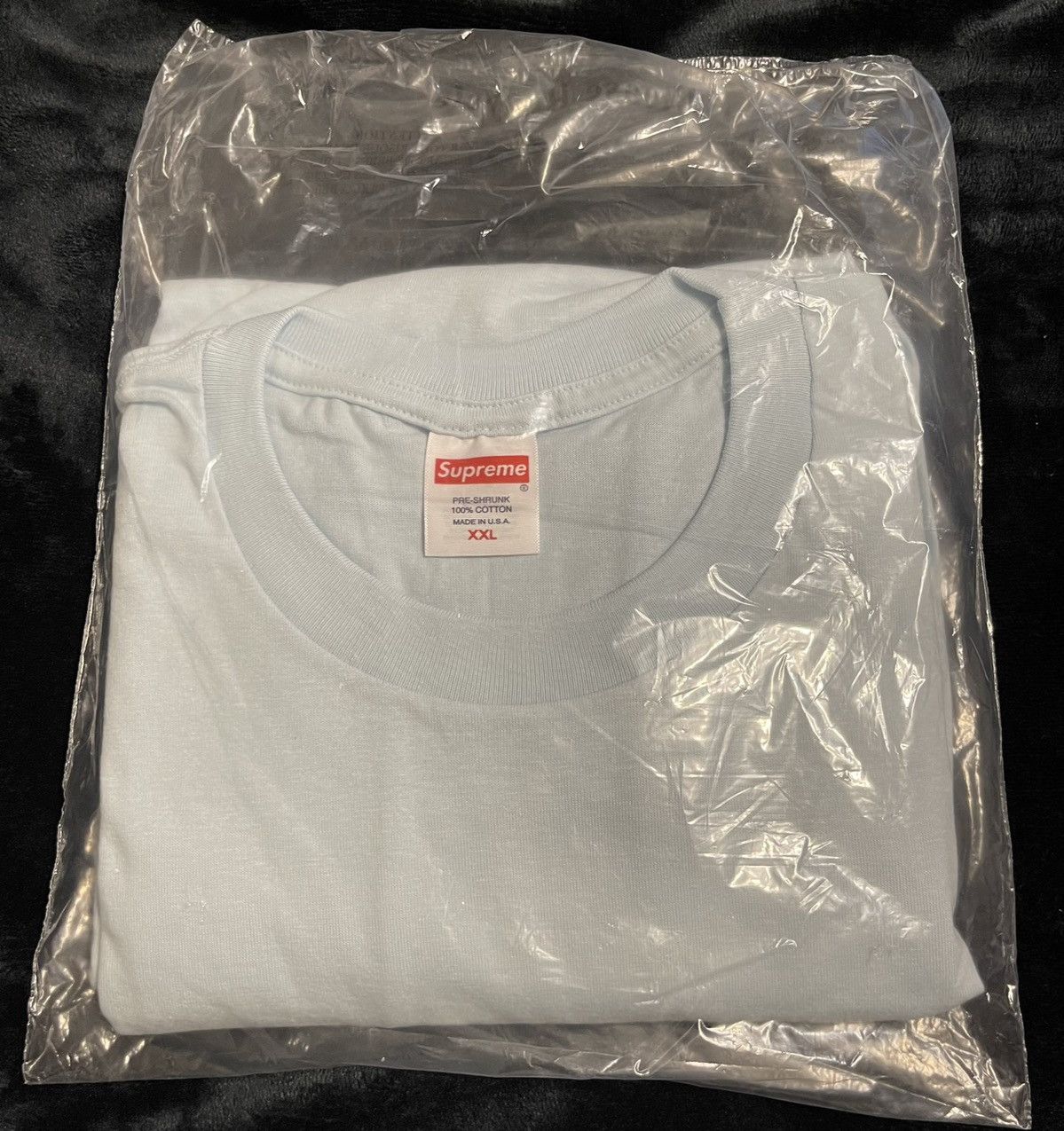 Supreme Supreme Arabic Logo Tee Pale Blue SS23 Size US XXL / EU 58 / 5 - 2 Thumbnail