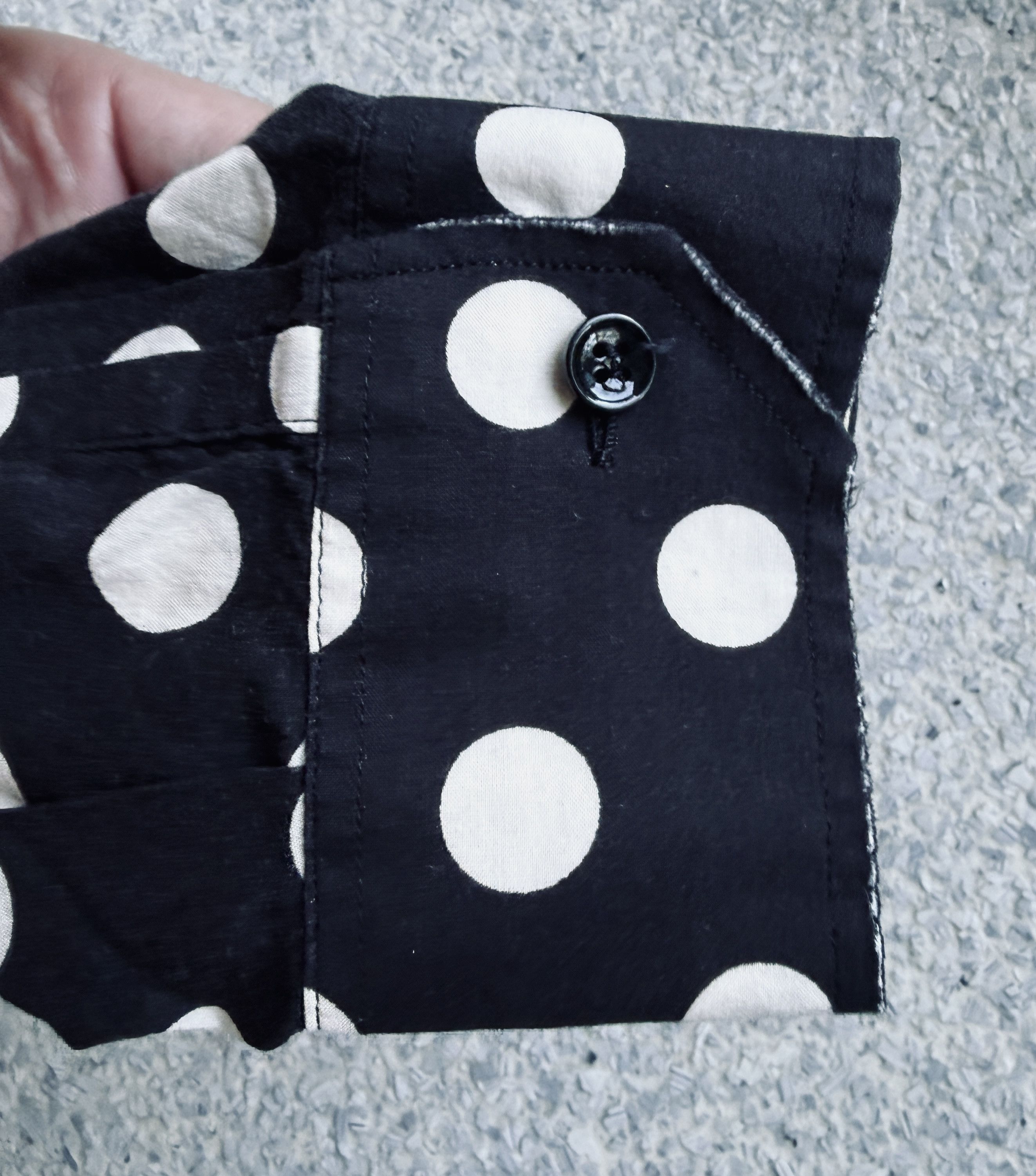 Saint Laurent Paris Saint Laurent Heidi Slimane Polka Dot Shirt XL Size US XL / EU 56 / 4 - 4 Thumbnail