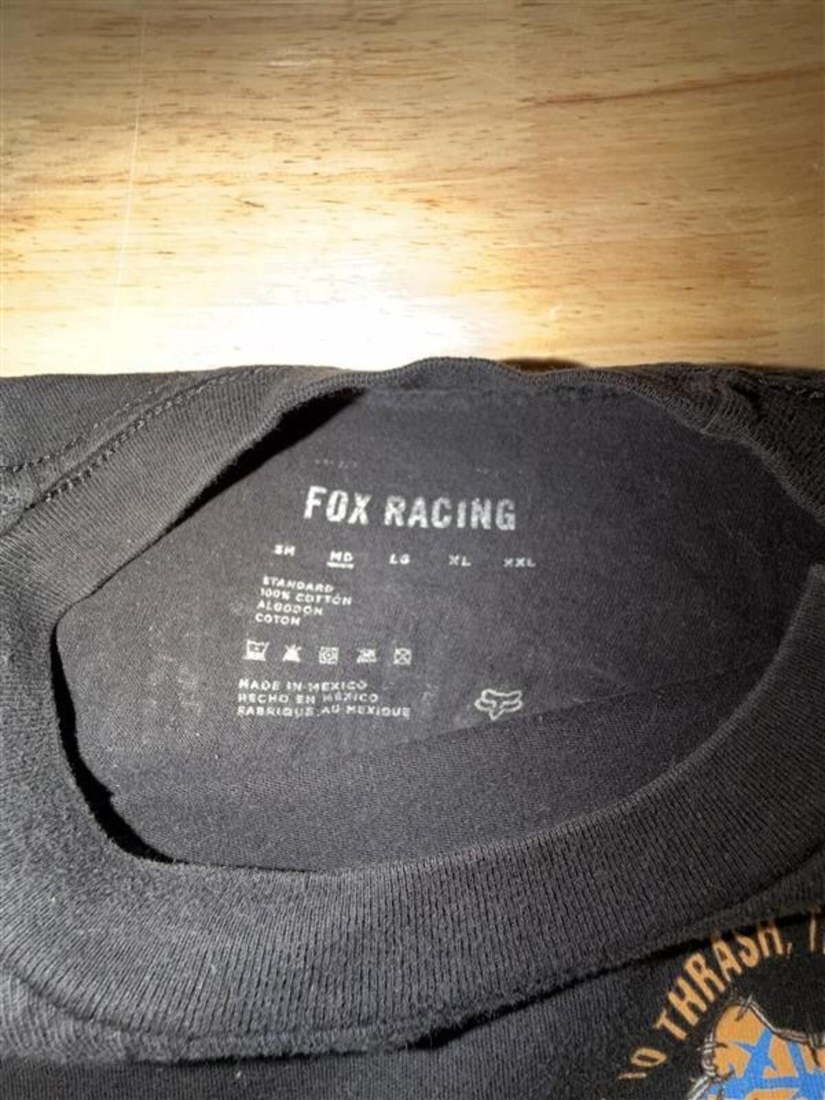Fox Racing Fox Racing Tee Size M 2010s Black Moto Dirt Bike Shirt Size US M / EU 48-50 / 2 - 3 Thumbnail