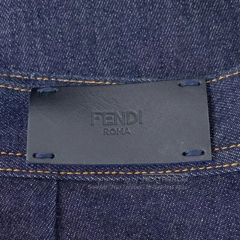 Fendi Fendi Blue Cotton Casual Pants for Women . Size 26" / US 2 / IT 38 - 5 Thumbnail