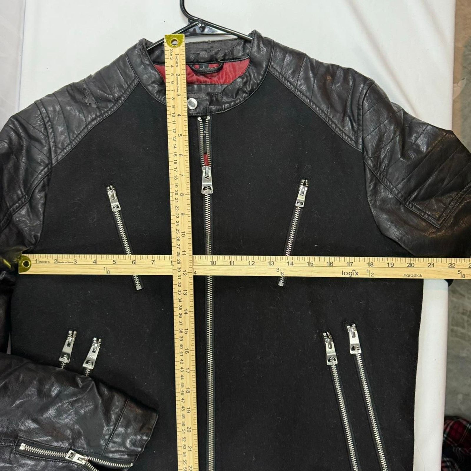 Guess Guess Vintage Men’s Biker Jacket size XL. Size US XL / EU 56 / 4 - 7 Thumbnail