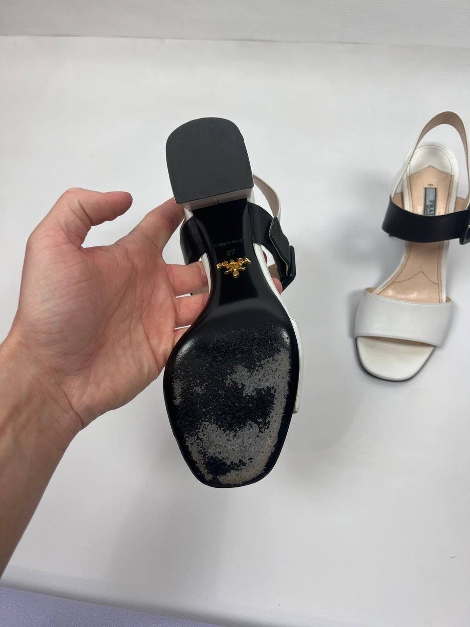 Prada Prada luxury sandals size 37 Size US 7 / IT 37 - 9 Thumbnail