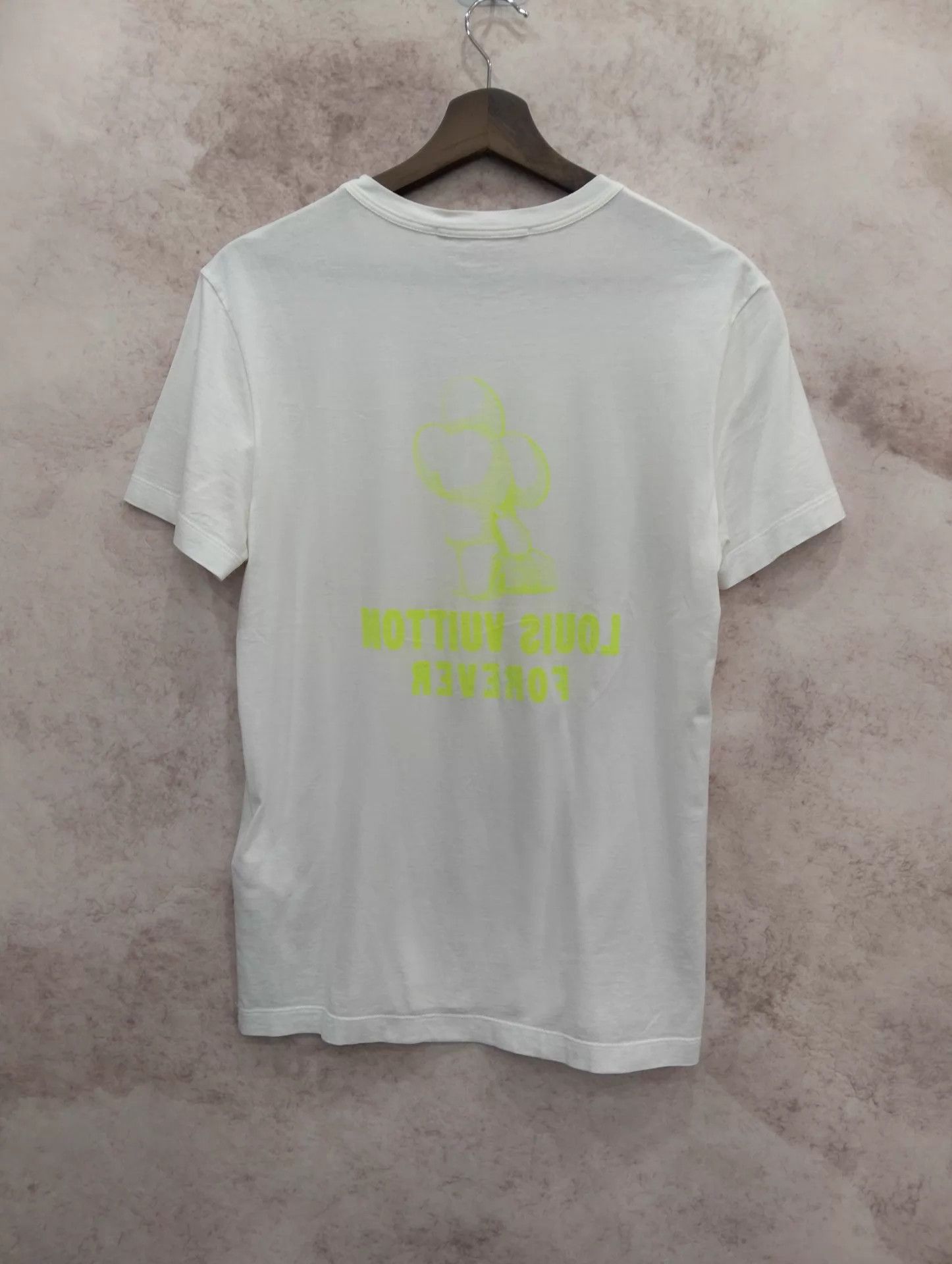 Louis Vuitton LV Vivienne Sunflower Fluorescent Yellow Short-Sleeve XS Size US XS / EU 42 / 0 - 2 Thumbnail