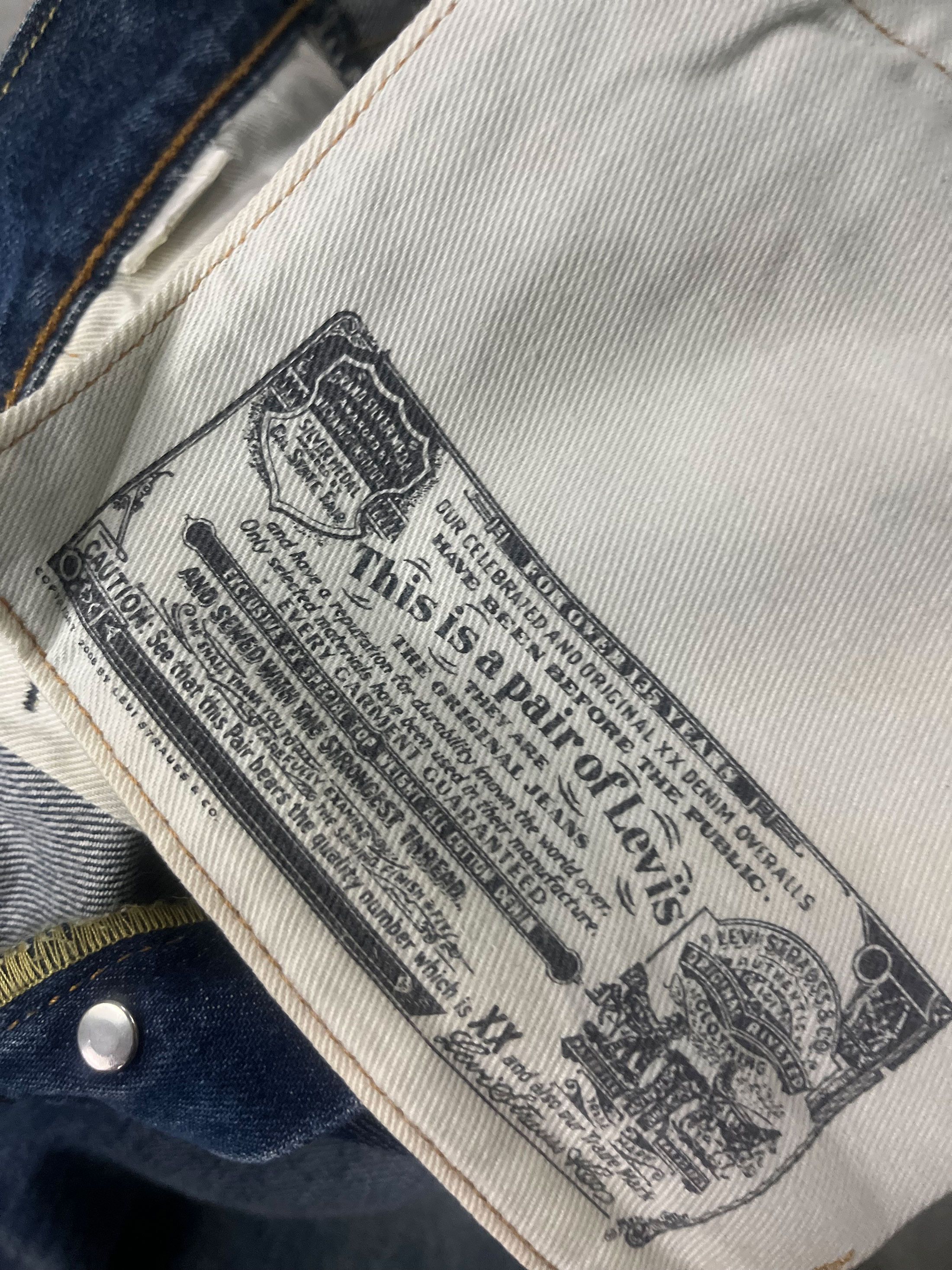 Levi's Vintage Clothing Levis Stone Washed Faded Straight Leg Size US 36 / EU 52 - 3 Thumbnail