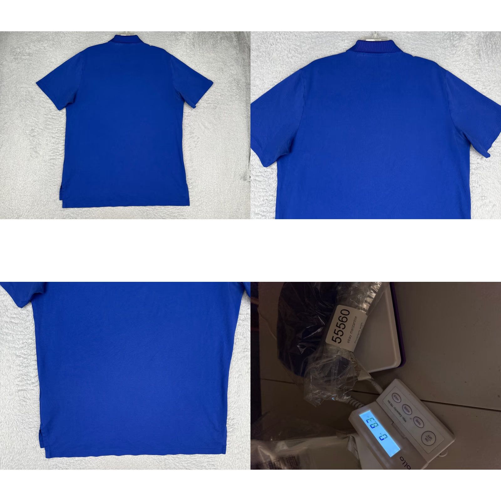Ralph Lauren Polo Golf Shirt Men Large Blue 100% Cotton Short Sleeve Sports Polo Shirt Men Large Blue 100% Cotton Short Sleeve Size US L / EU 52-54 / 3 - 9 Thumbnail