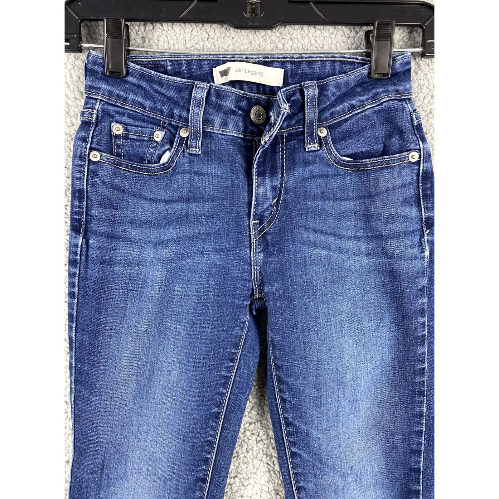 Zara Levi’s Zara Jeans Skinny Ankle Jeans Women Size 2 Mid Rise Dark Wash Denim Black Blue/ 31-28 Slim Stretch Pocket 5-Pocket Modern Classic Womens Noël Size 26" / US 2 / IT 38 - 2 Thumbnail
