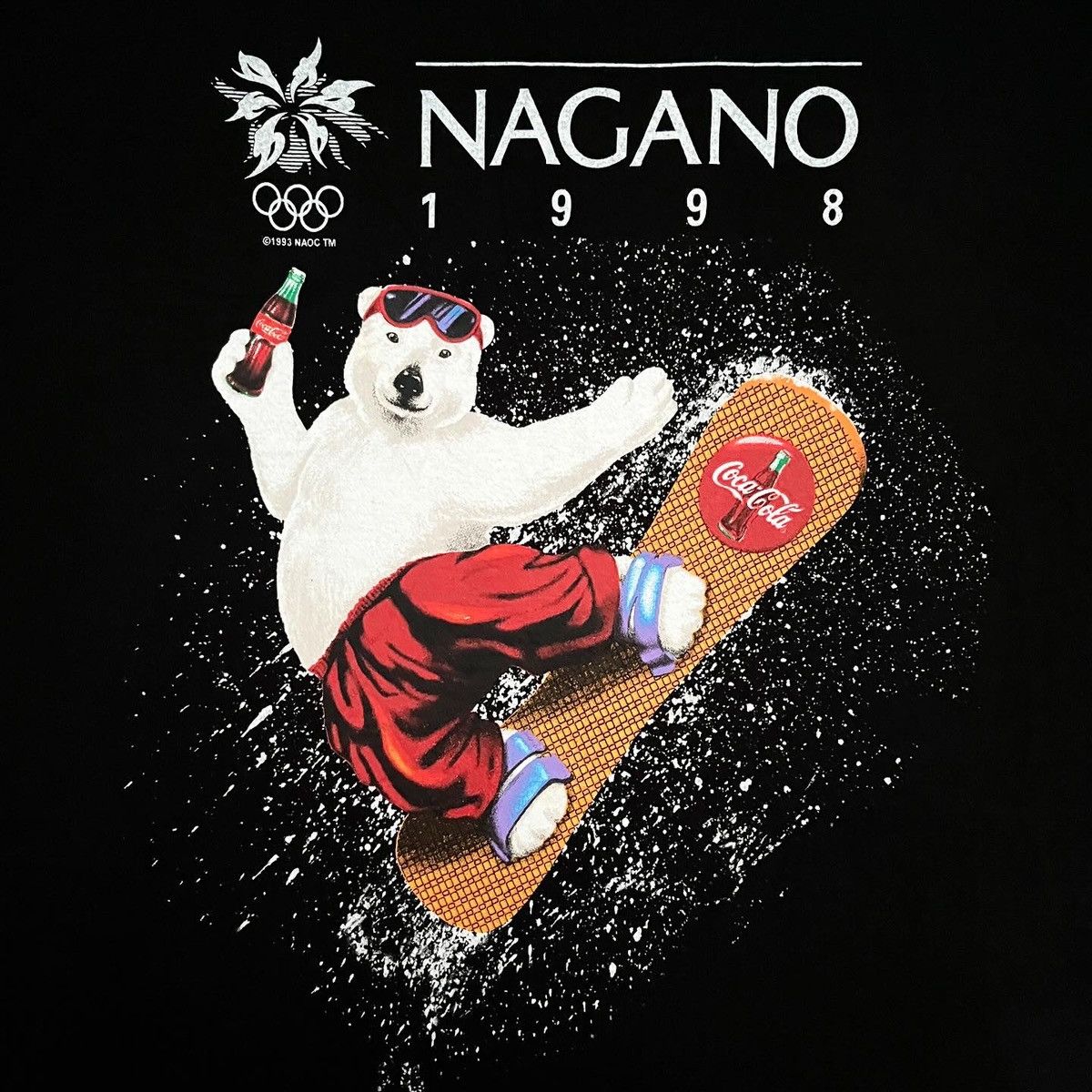 Mizuno × USA Olympics × Vintage Vintage Olympics Nagano 1998 Big Logo Tshirt Size US L / EU 52-54 / 3 - 2 Thumbnail