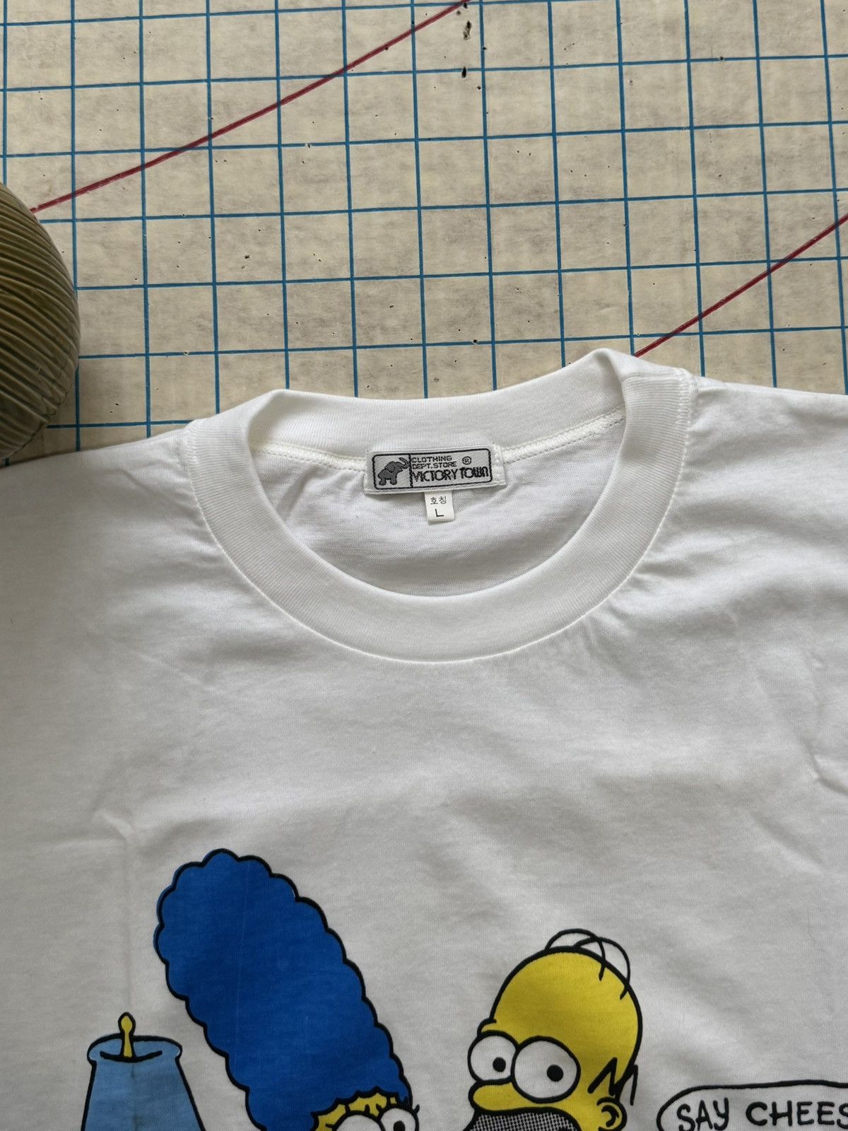 Vintage Vintage The Simpsons Say Cheese Bootleg Tee Fits Medium Size US M / EU 48-50 / 2 - 6 Thumbnail