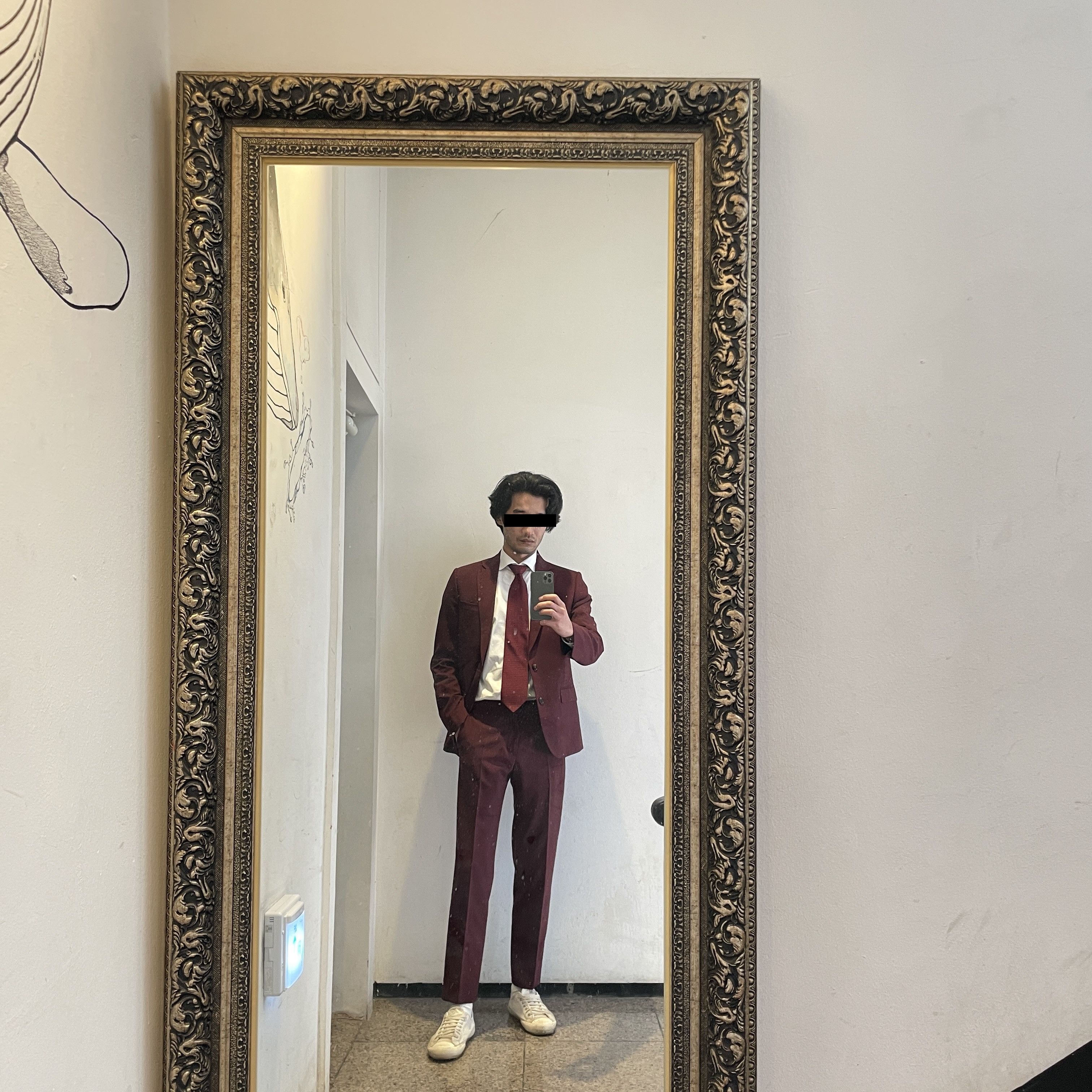 Maison Margiela Martin Margiela Burgundy suit 46 hard to find colour Size 46S - 12 Thumbnail