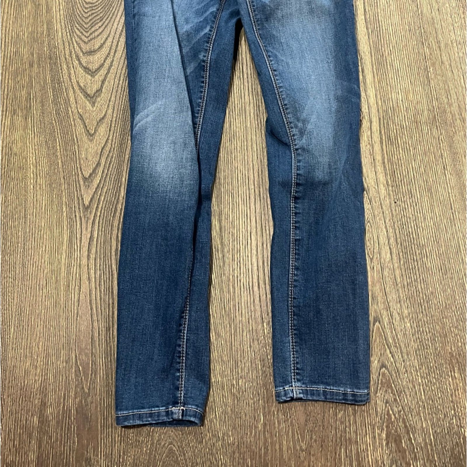 Vintage 1822 Adrianna Skinny Jeans Low Rise Pockets Distressed Siz 4 Size 27" / US 4 / IT 40 - 5 Thumbnail