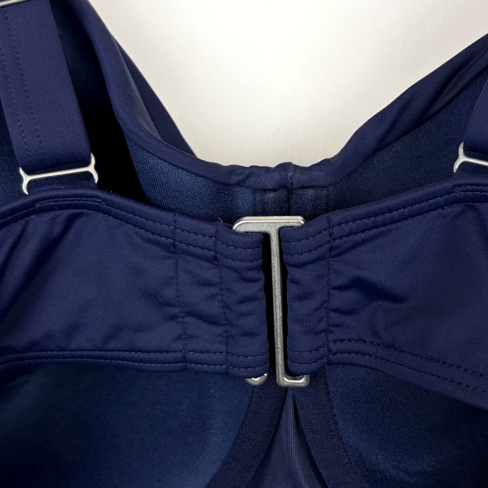 Lands' End Lands' End Bikini Top Womens 24W G Blue Swim Padded Stretch Twist Underwire New Size 4XL / US 24-26 - 3 Thumbnail