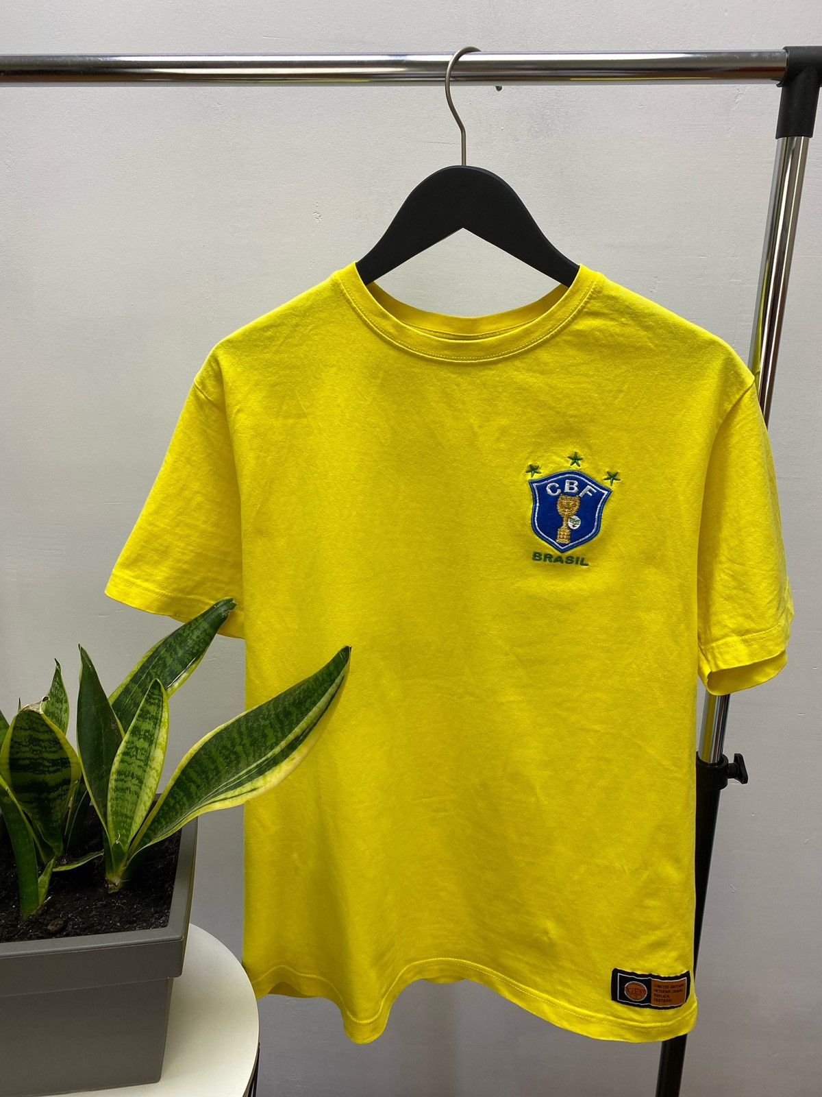 Other × Vintage Brazil 10 Pele Toffs Football Soccer Jersey Retro Remake Size US L / EU 52-54 / 3 - 21 Thumbnail