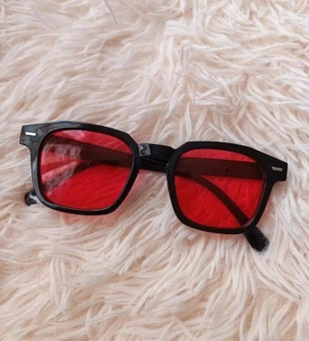 Electric Visual Red Lense Black Frame Sunglasses Size ONE SIZE - 1 Thumbnail