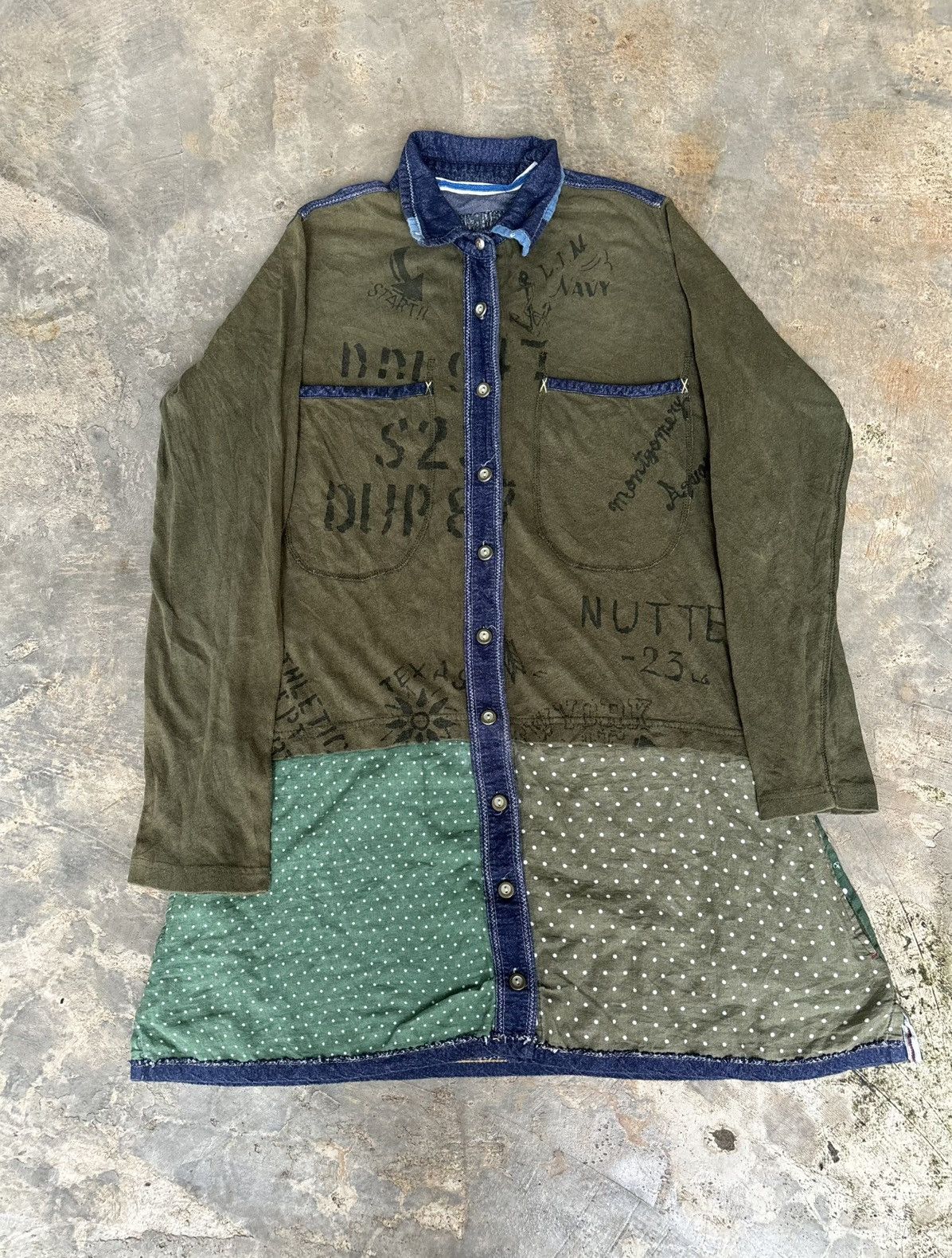 Hysteric Glamour Lime.Inc Pacthworck RRL Ralphlauren Style Shirt Size US L / EU 52-54 / 3 - 1 Thumbnail