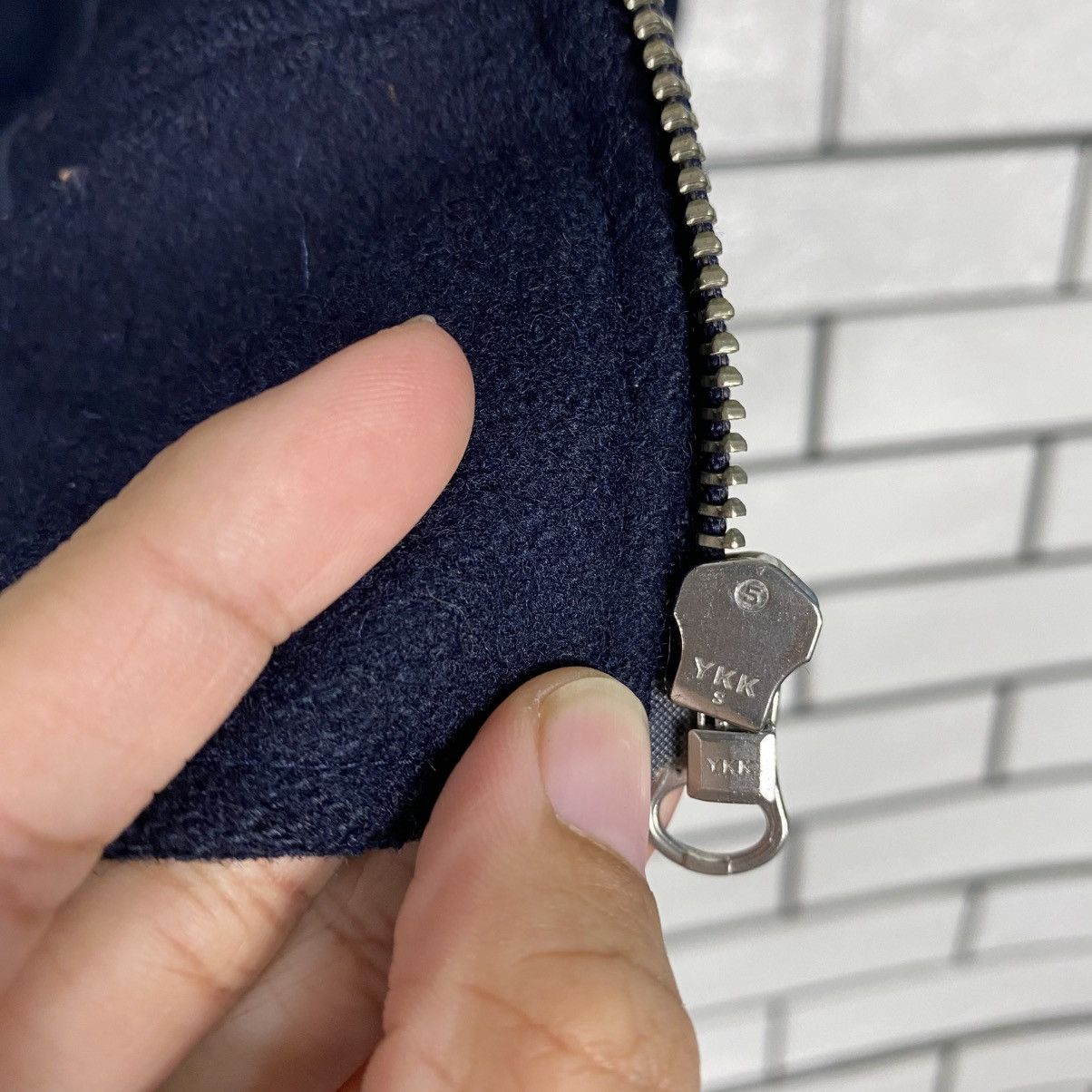 Japanese Brand 📌Vintage Indigo Bomber Wool Jacket Simplicate Issey Miyake Size US M / EU 48-50 / 2 - 18 Thumbnail