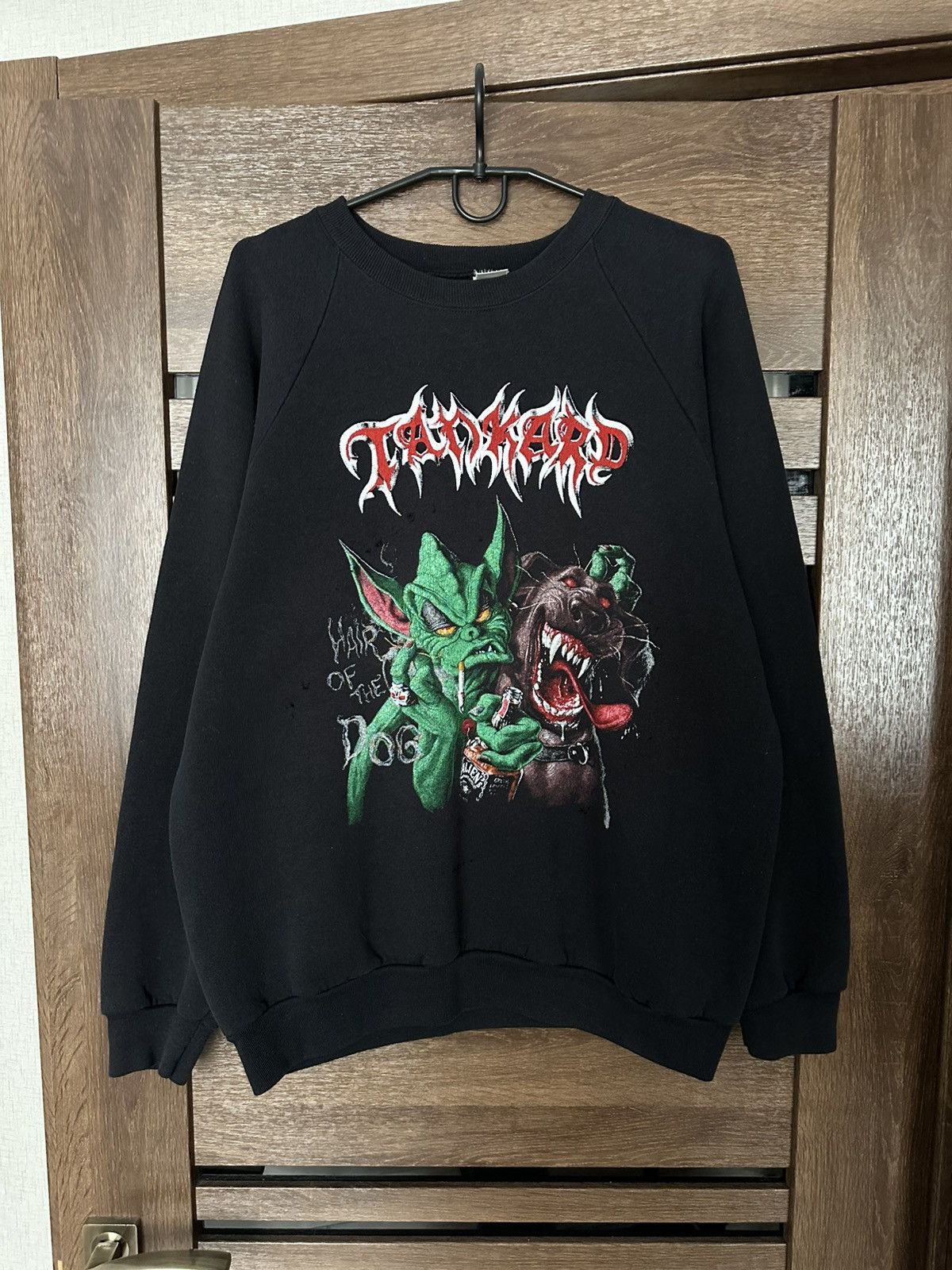 Band Tees Tankard Hair Of The Dog Vintage Rock Band Sweatshirt 90s Size US L / EU 52-54 / 3 - 2 Thumbnail