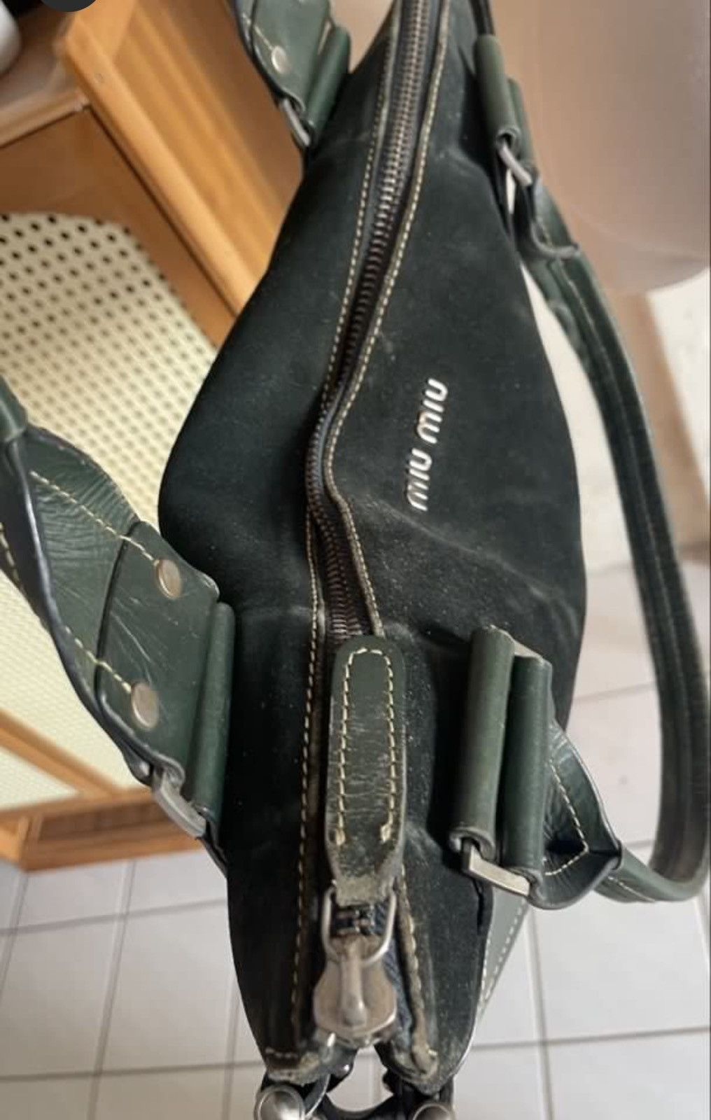 Miu Miu Miu miu suede leather bag Size ONE SIZE - 6 Thumbnail