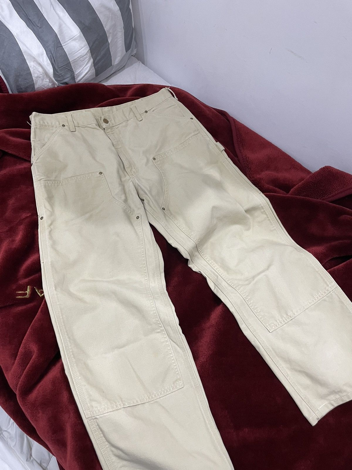 Carhartt × Vintage Vintage carhartt 70s-80s double knee Size US 34 / EU 50 - 1 Thumbnail