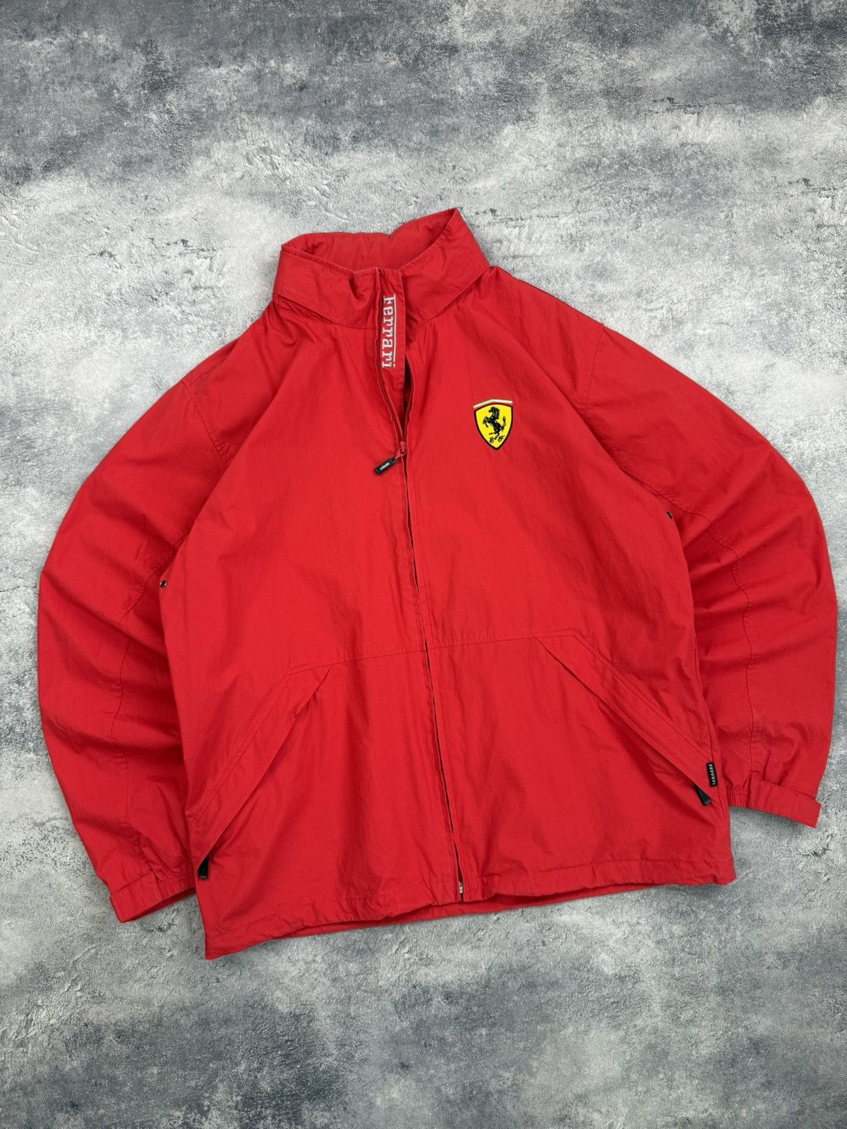 Ferrari Vintage Ferrari Racing Y2K Jacket F1 Red Size M Size US M / EU 48-50 / 2 - 5 Thumbnail