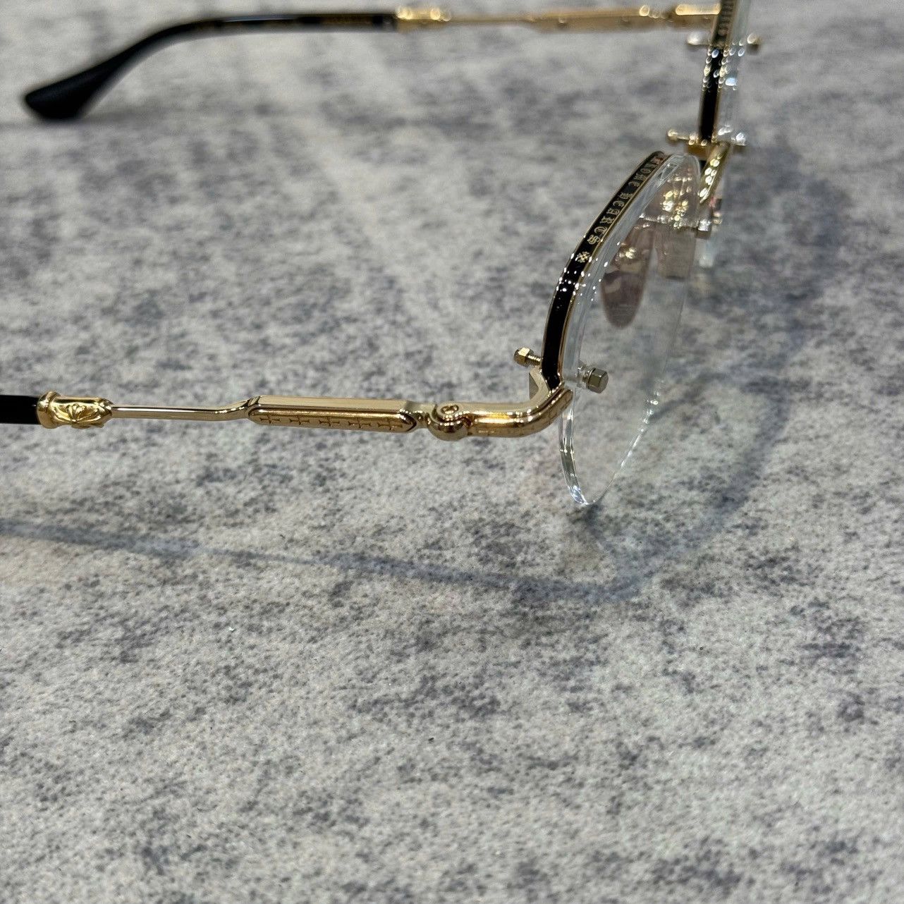 Chrome Hearts CHROME HEARTS FROSTED GOLD PLATED/BLACK Size ONE SIZE - 3 Thumbnail