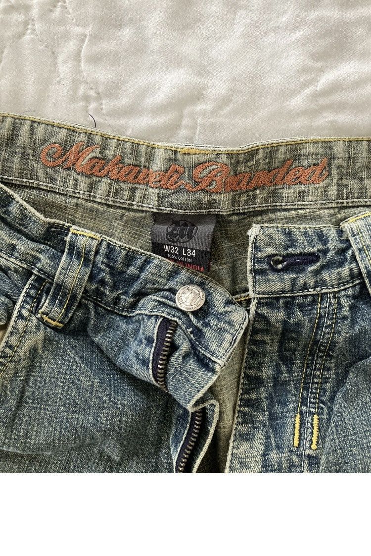 Makaveli Vintage 90s Makaveli Branded Tupac Shakur Jeans 32x34 Size US 32 / EU 48 - 3 Thumbnail