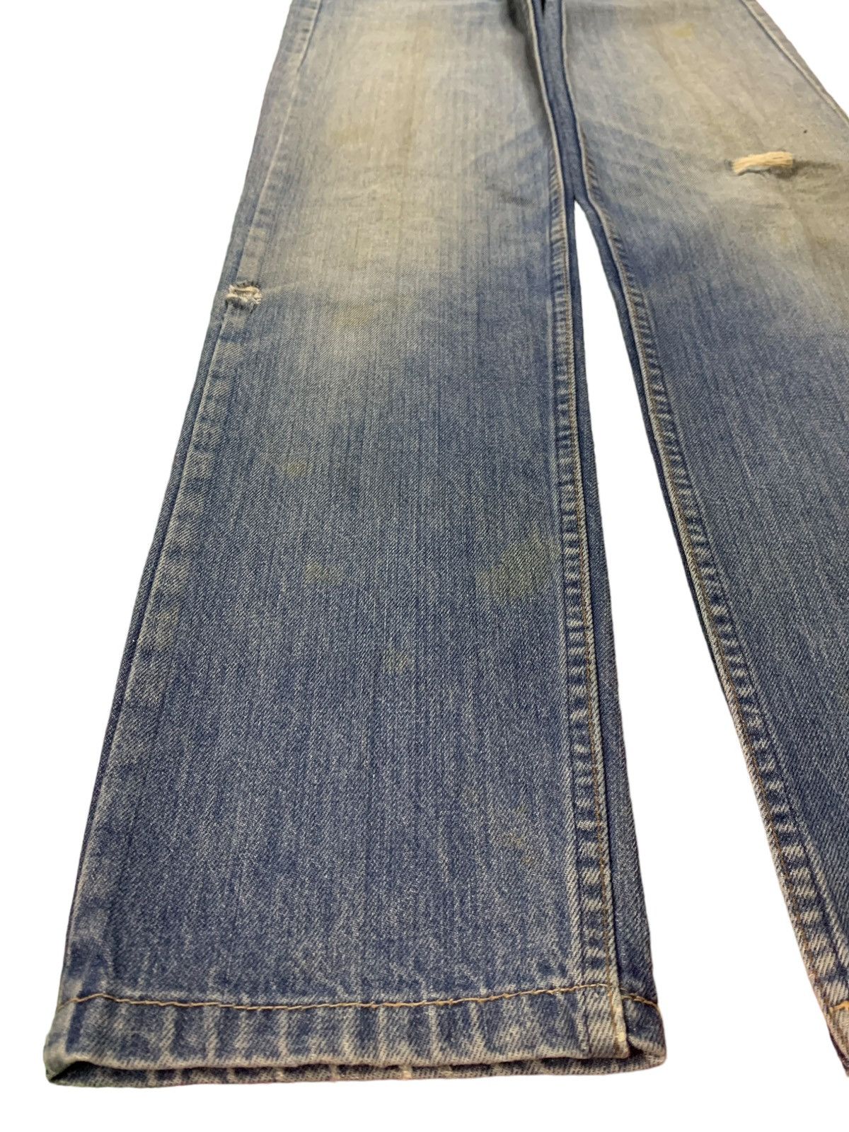 Levi's Vintage 70s Levis 505 Orange Tab Mud Wash Jeans Button #8 Size 28" / US 6 / IT 42 - 7 Thumbnail