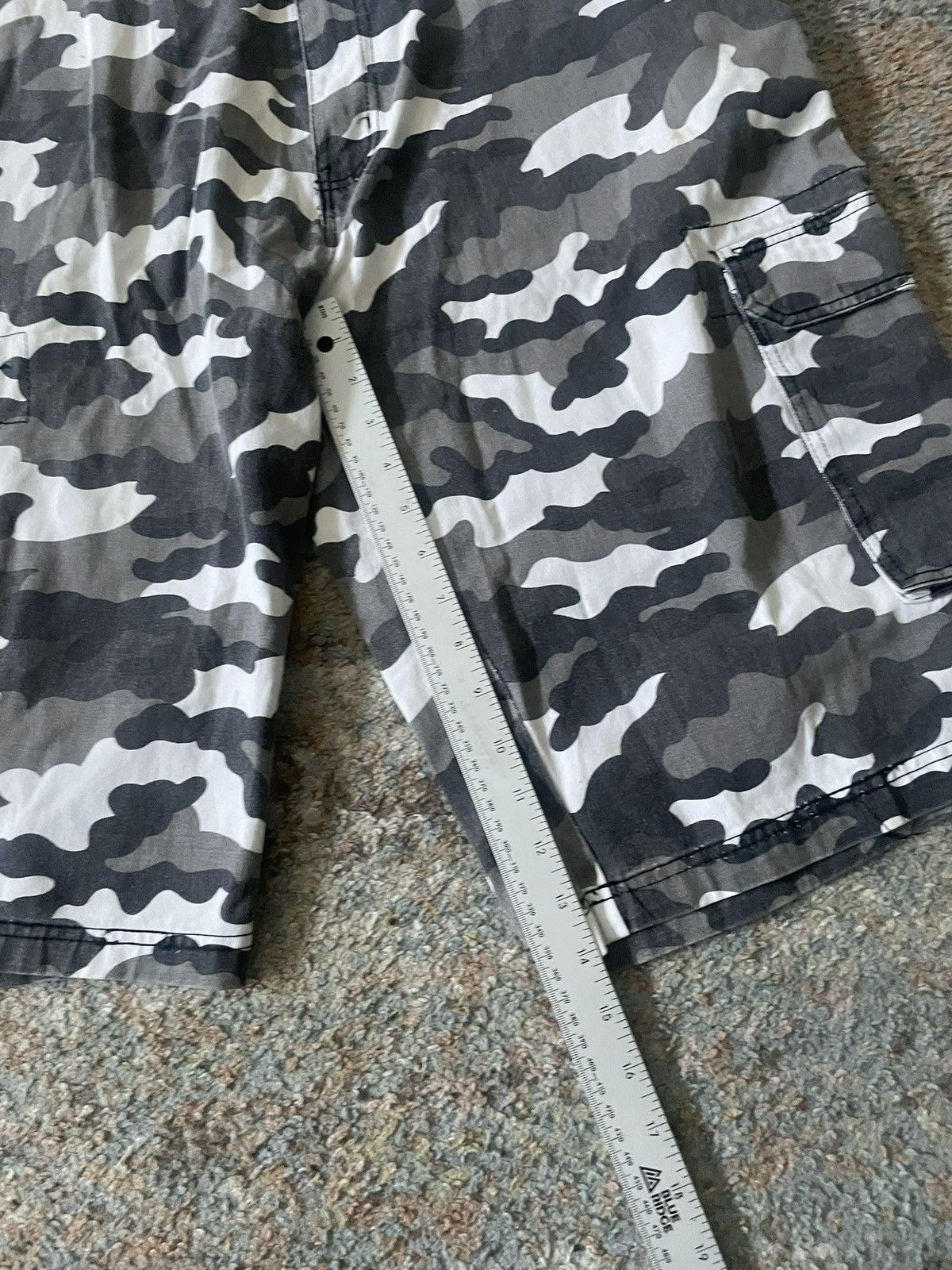 Dickies VTG Journeys Camo Shorts Faded 38 Black Grey White Size US 32 / EU 48 - 5 Thumbnail