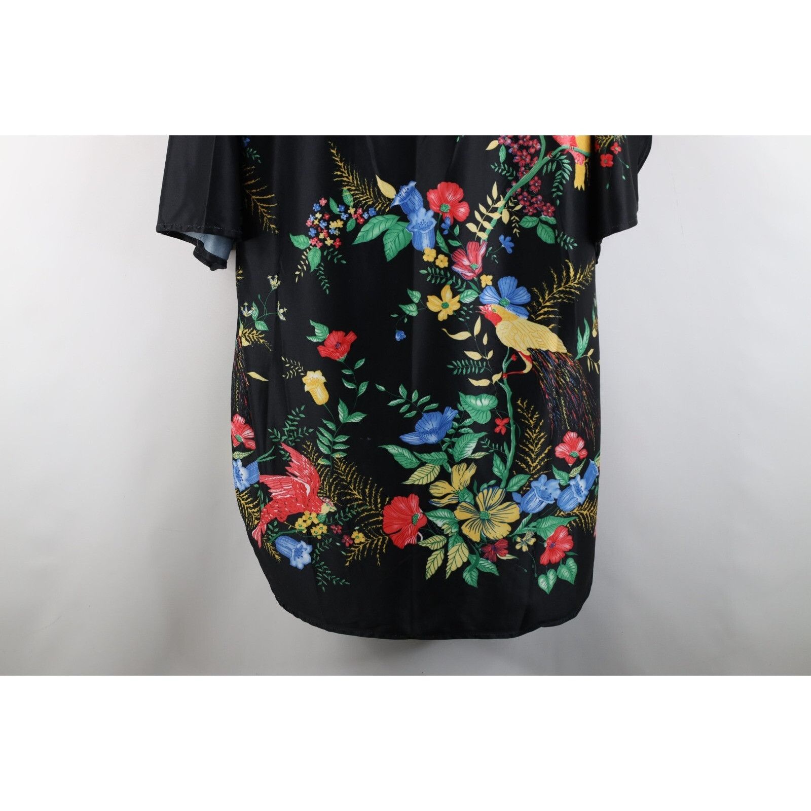 Vintage Vintage 70s Streetwear Japan Flower Kimono Style Dress Size S / US 4 / IT 40 - 3 Thumbnail