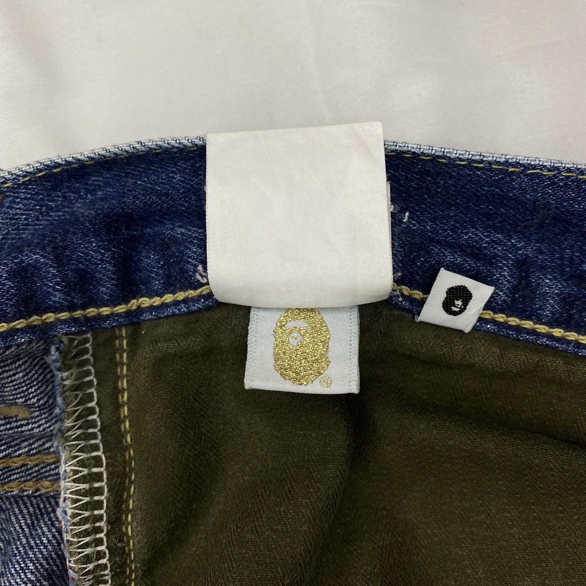 Bape Bapesta Denim Jeans Size US 32 / EU 48 - 12 Thumbnail