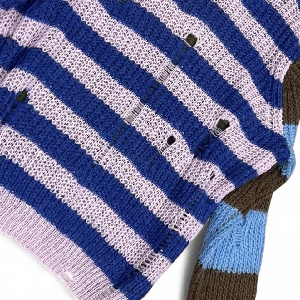Heaven by Marc Jacobs Striped Crew Neck Pullover Size US M / EU 48-50 / 2 - 7 Thumbnail