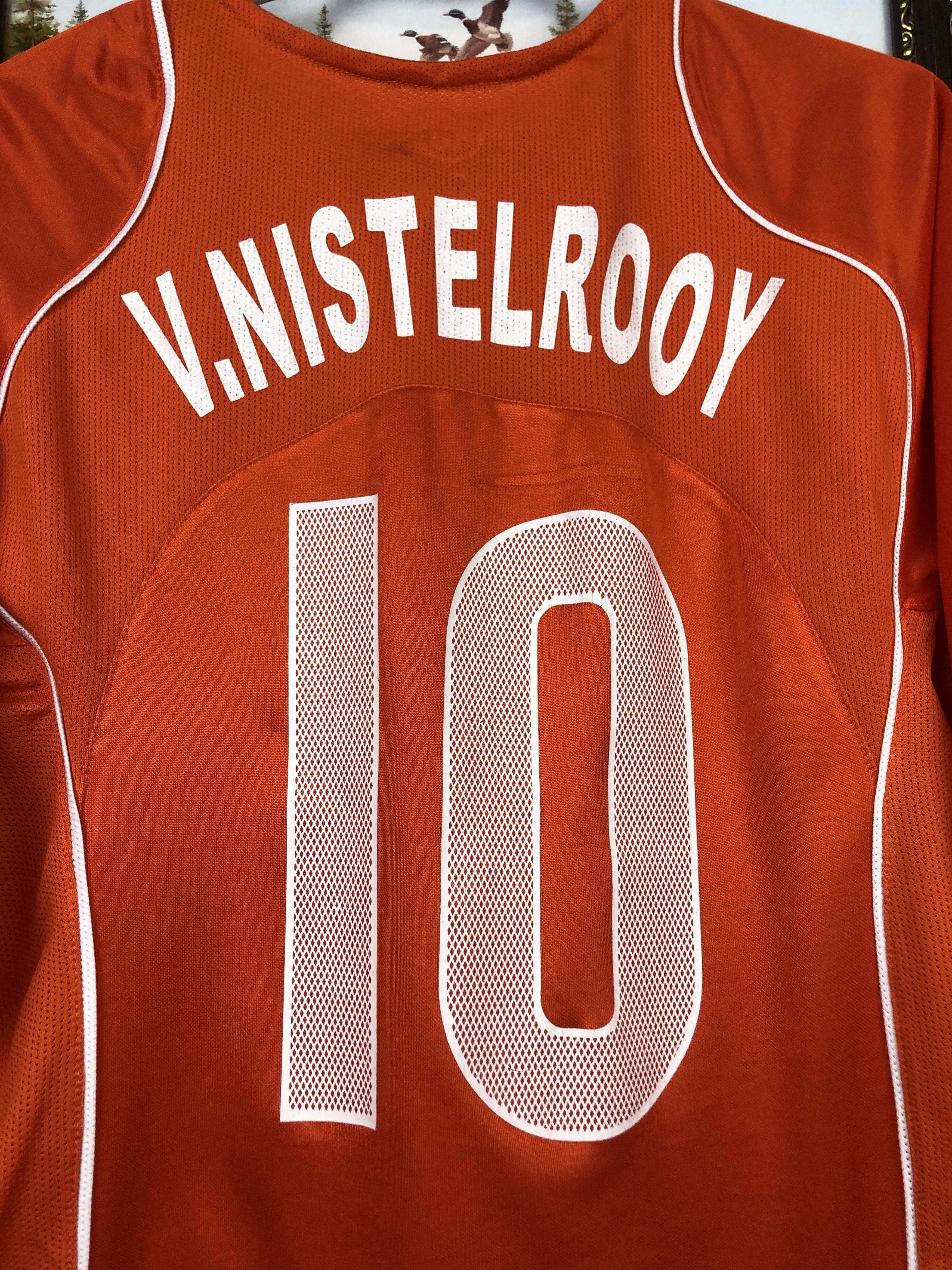 Nike Netherlands football shirt 2004 Soccer Nistelrooy Jersey Size US XL / EU 56 / 4 - 10 Thumbnail