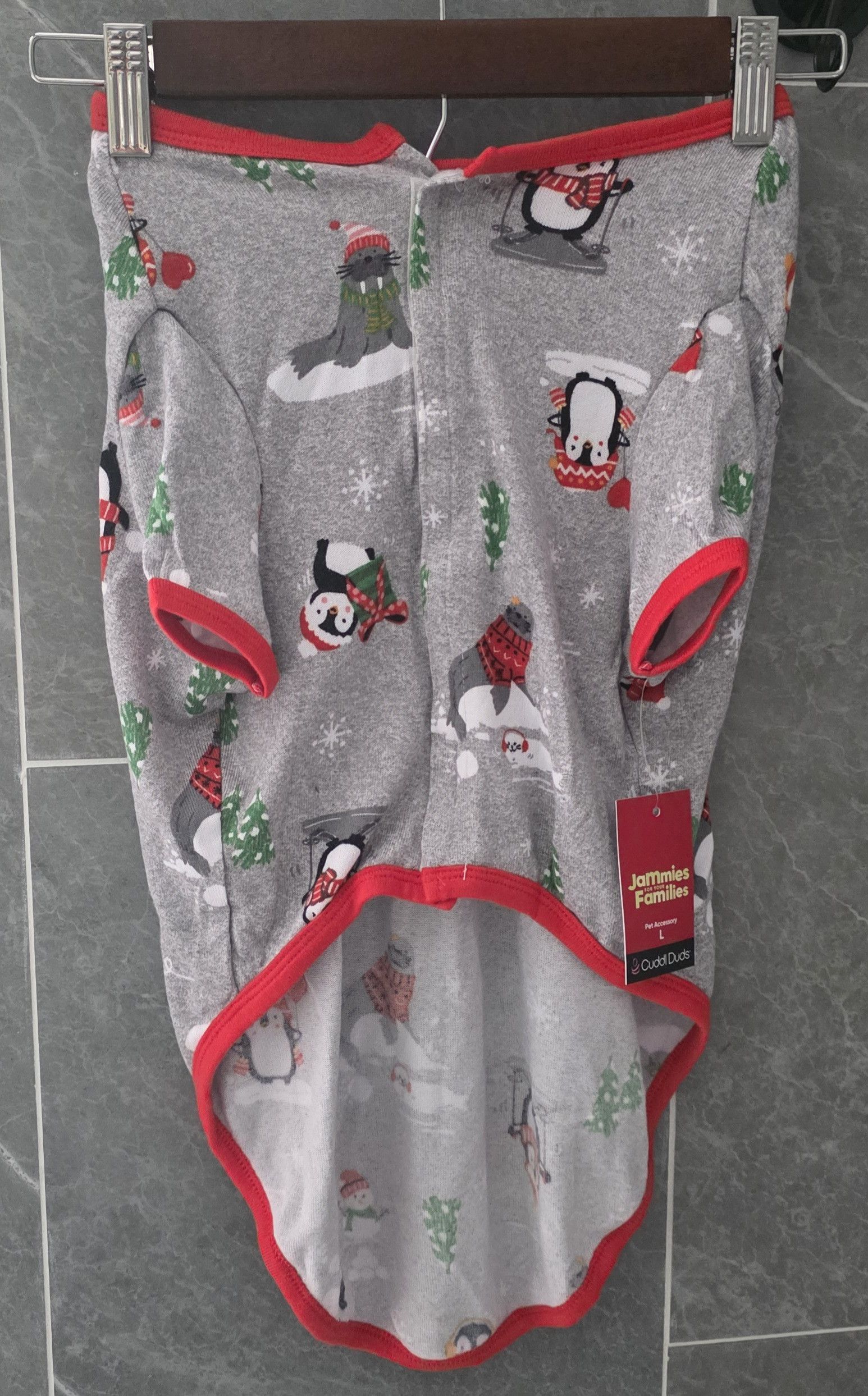 Other NIP Pet Jammies Penguin & Friends Bodysuit by Cuddl Duds L Size ONE SIZE - 4 Thumbnail