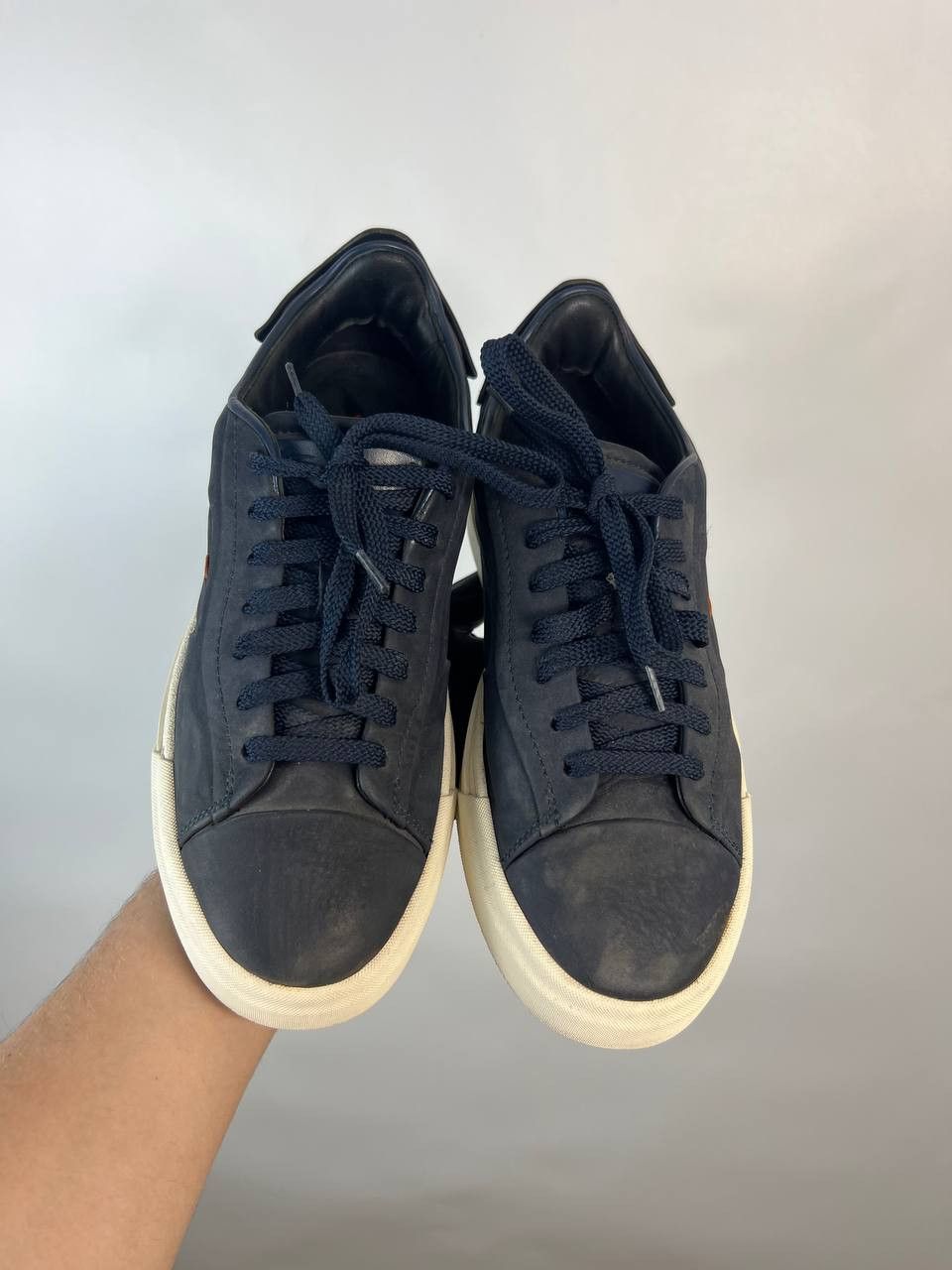 Santoni Vintage luxury italian designer santoni sneakers Sz US 7 Size US 7 / EU 40 - 2 Thumbnail