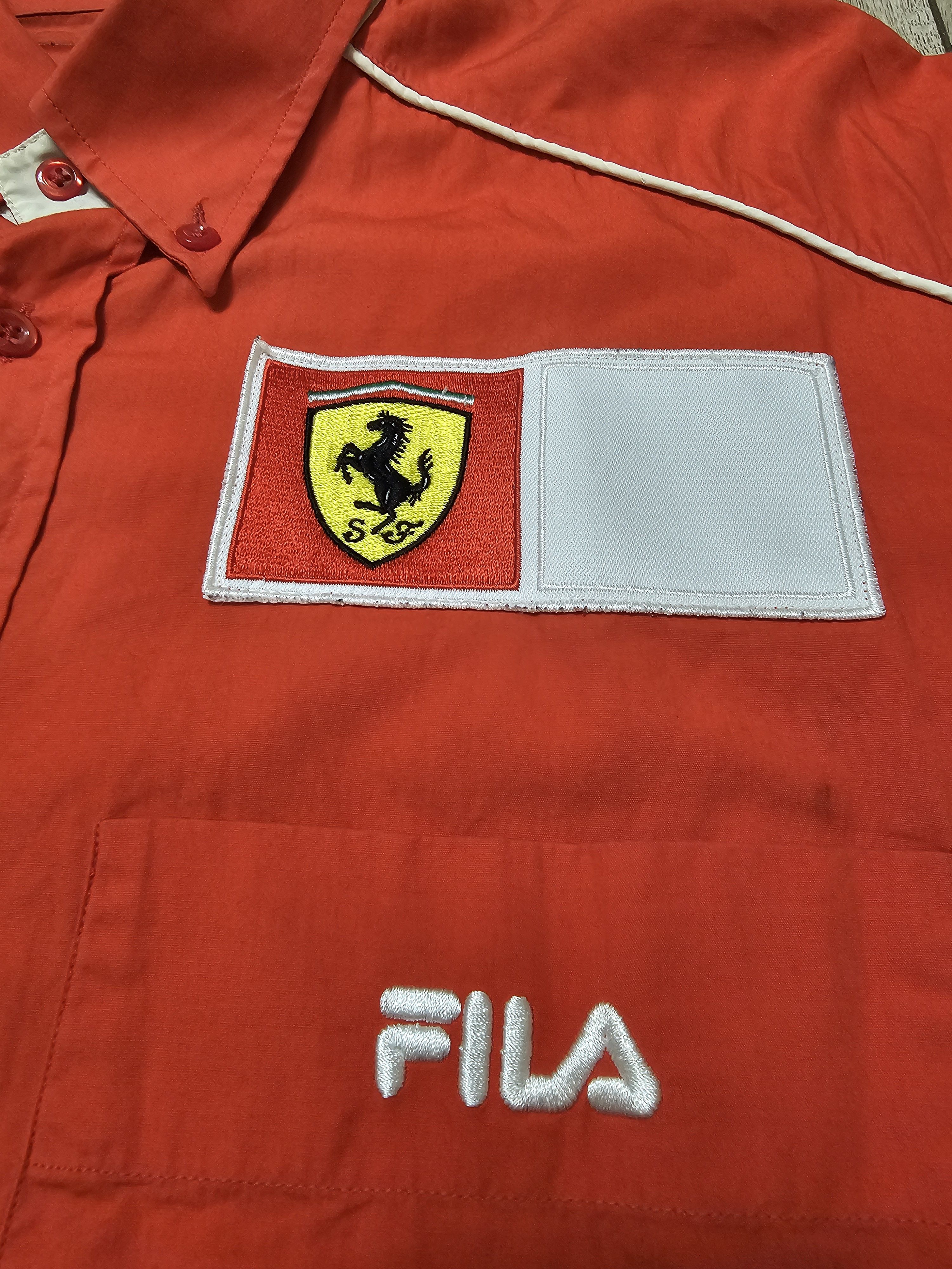 Vintage FILA FERRARI VINTAGE SHIRT F1 CLASSIC BUTTON SHIRT RARE Size US XL / EU 56 / 4 - 4 Thumbnail