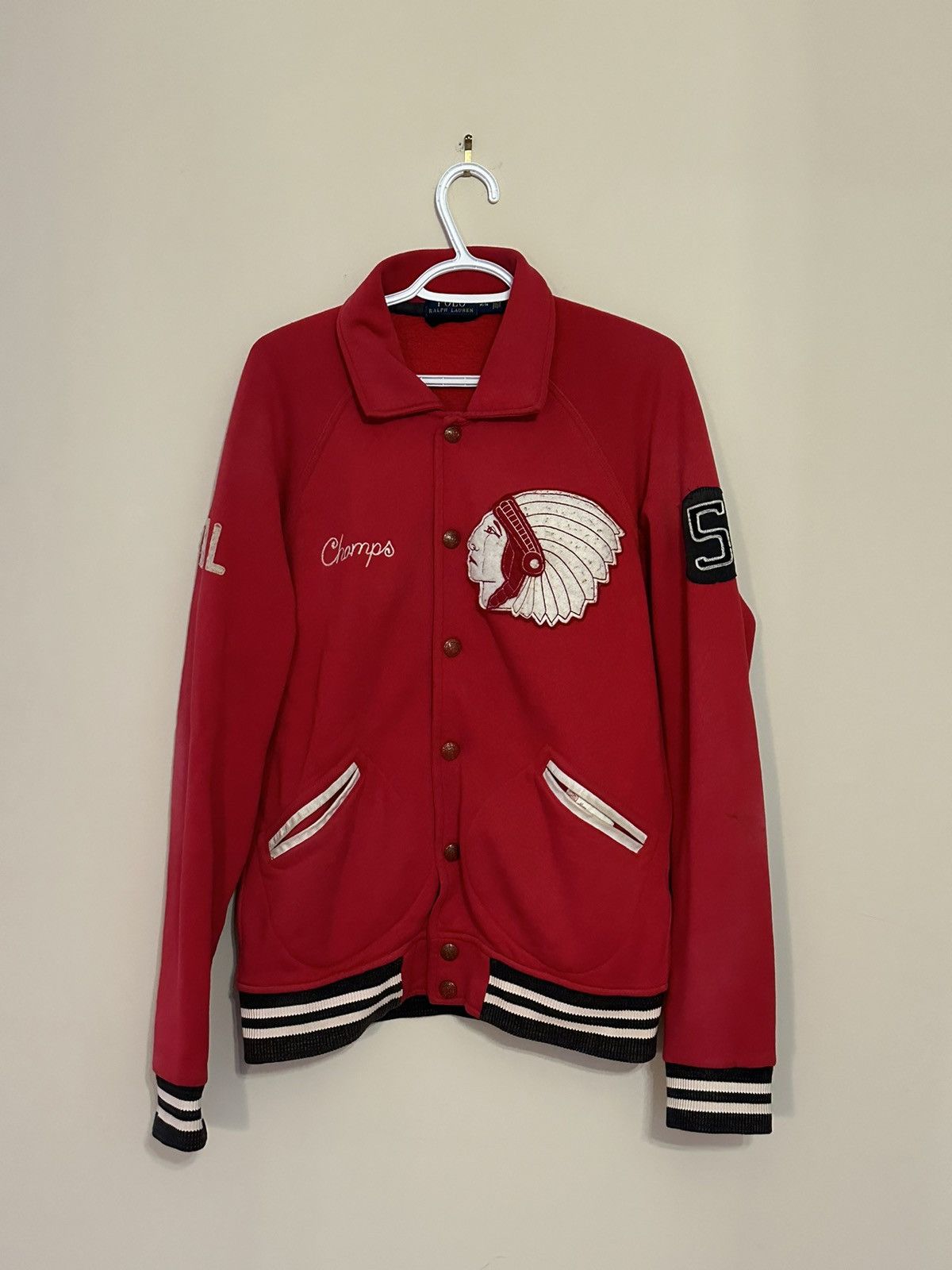 Polo Ralph Lauren Polo Ralph Lauren Indian Chief Varsity Football Jacket PRL Size US M / EU 48-50 / 2 - 1 Thumbnail
