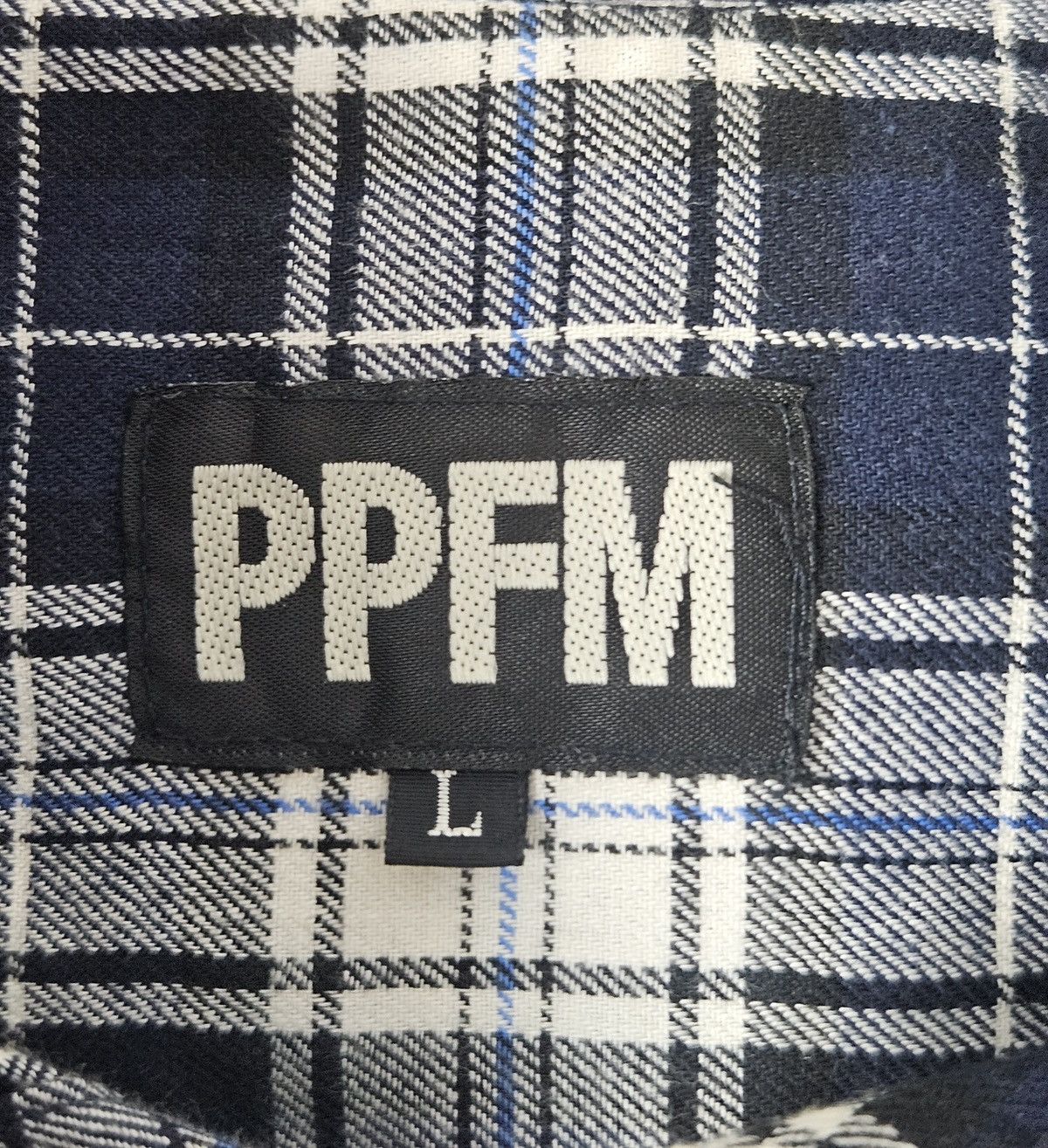 PPFM PPFM Golden Kurt noise checkered shirt Size US L / EU 52-54 / 3 - 4 Thumbnail