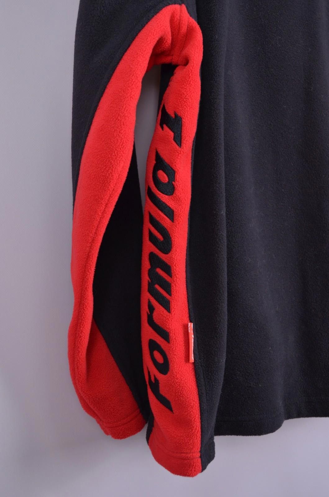 Formula 1 Mens Formula 1 1/4 Zip Black/Red Fleece Embroided Logo Sz L Size US L / EU 52-54 / 3 - 10 Thumbnail