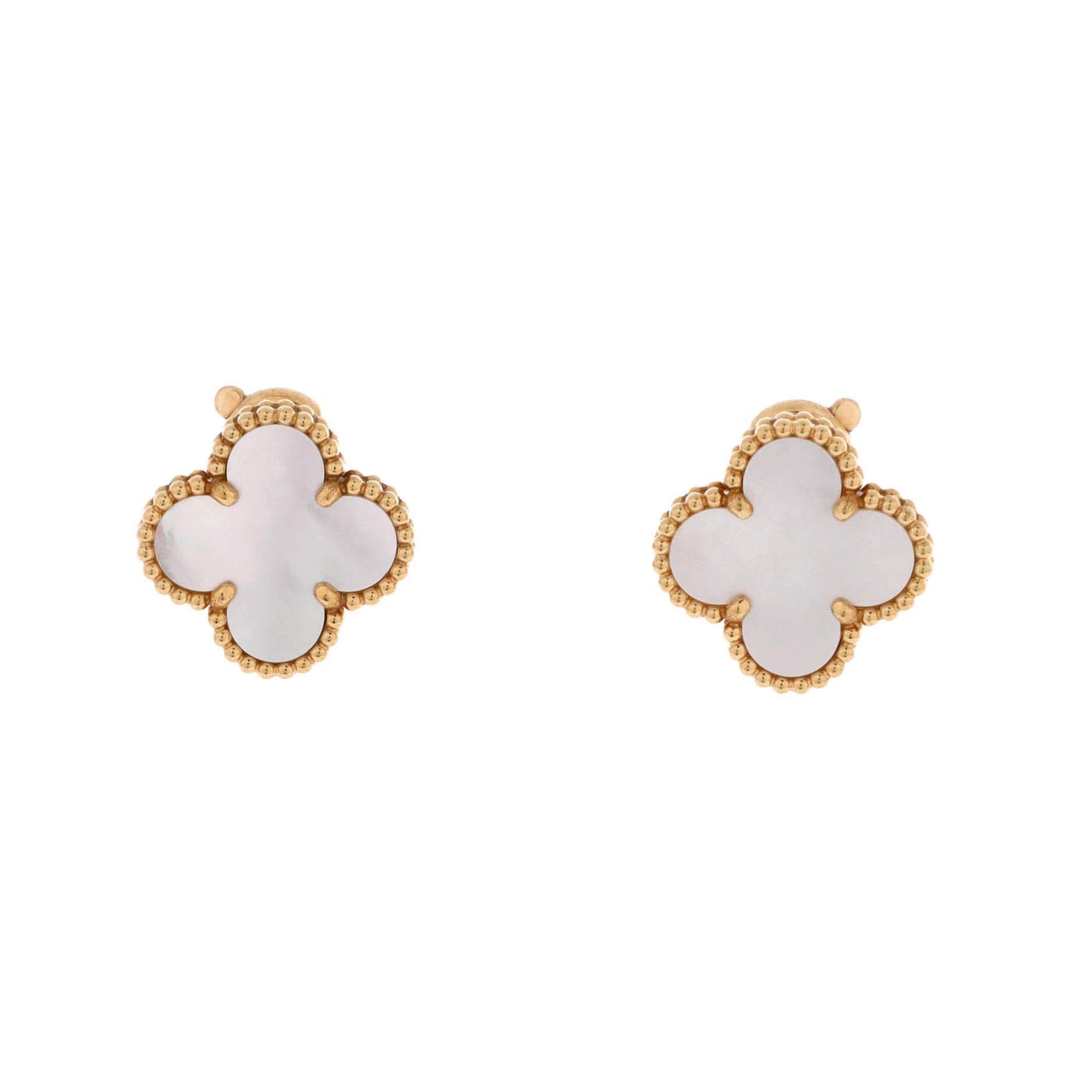 Van Cleef & Arpels Vintage Alhambra Earrings Size ONE SIZE - 1 Thumbnail