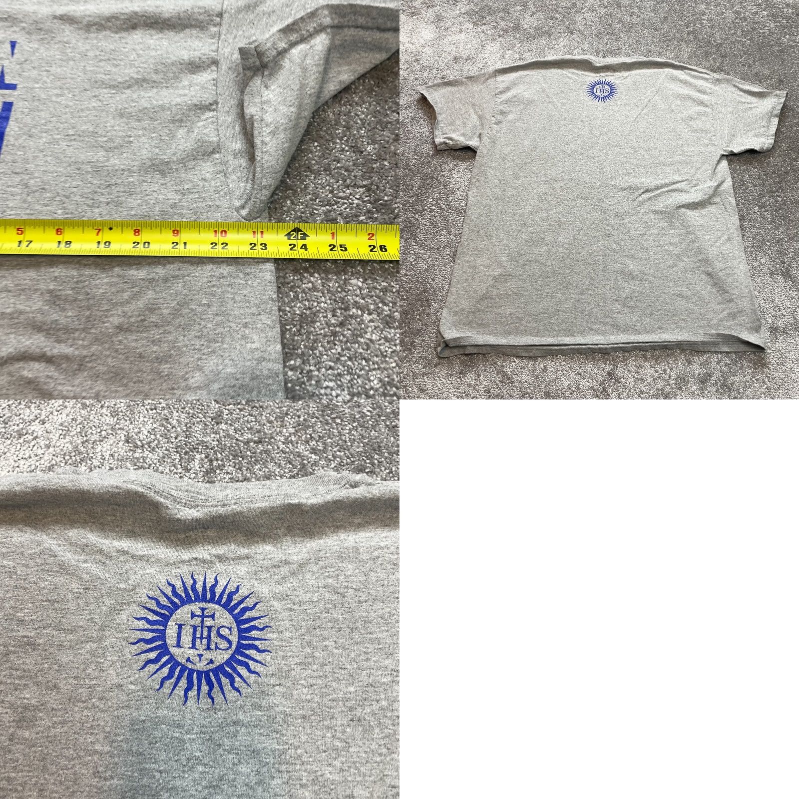 Gildan VINTAGE Gildan Ultra Cotton Shirt Mens XL Gray Freshman Retreat IHS 2014 Short Sleeve T Size US XL / EU 56 / 4 - 8 Thumbnail