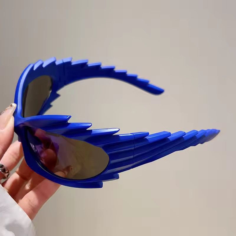 Electric Visual Trend Hedgehog Big Frame Sun Glasses Size ONE SIZE - 4 Thumbnail