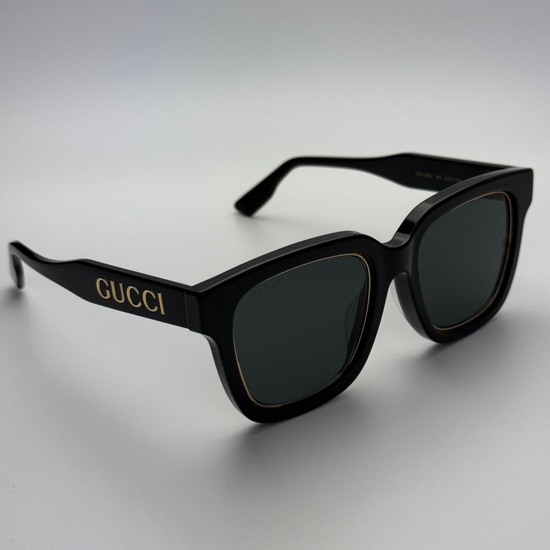 Gucci NEW Gucci Sunglasses GG1136SA 001 BlackGrey Unisex Authentic Size ONE SIZE - 6 Thumbnail