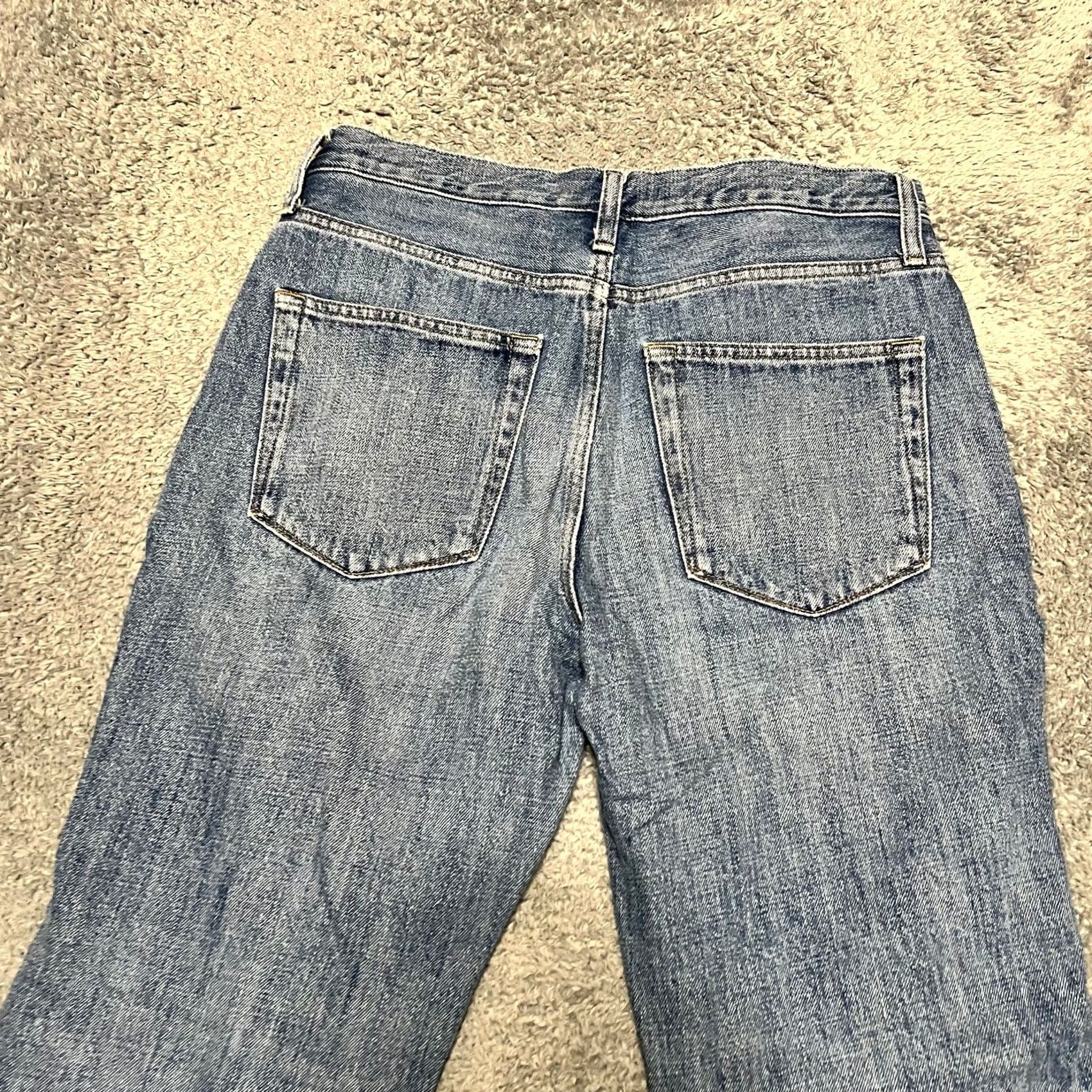 J.Crew J.Crew Jeans Womens 28 High Rise Relaxed Demi Bootcut Flayed Hem 2024 Blue Size 28 Regular Womens Boys Girls Mens Womens Mode Size 28" / US 6 / IT 42 - 2 Thumbnail
