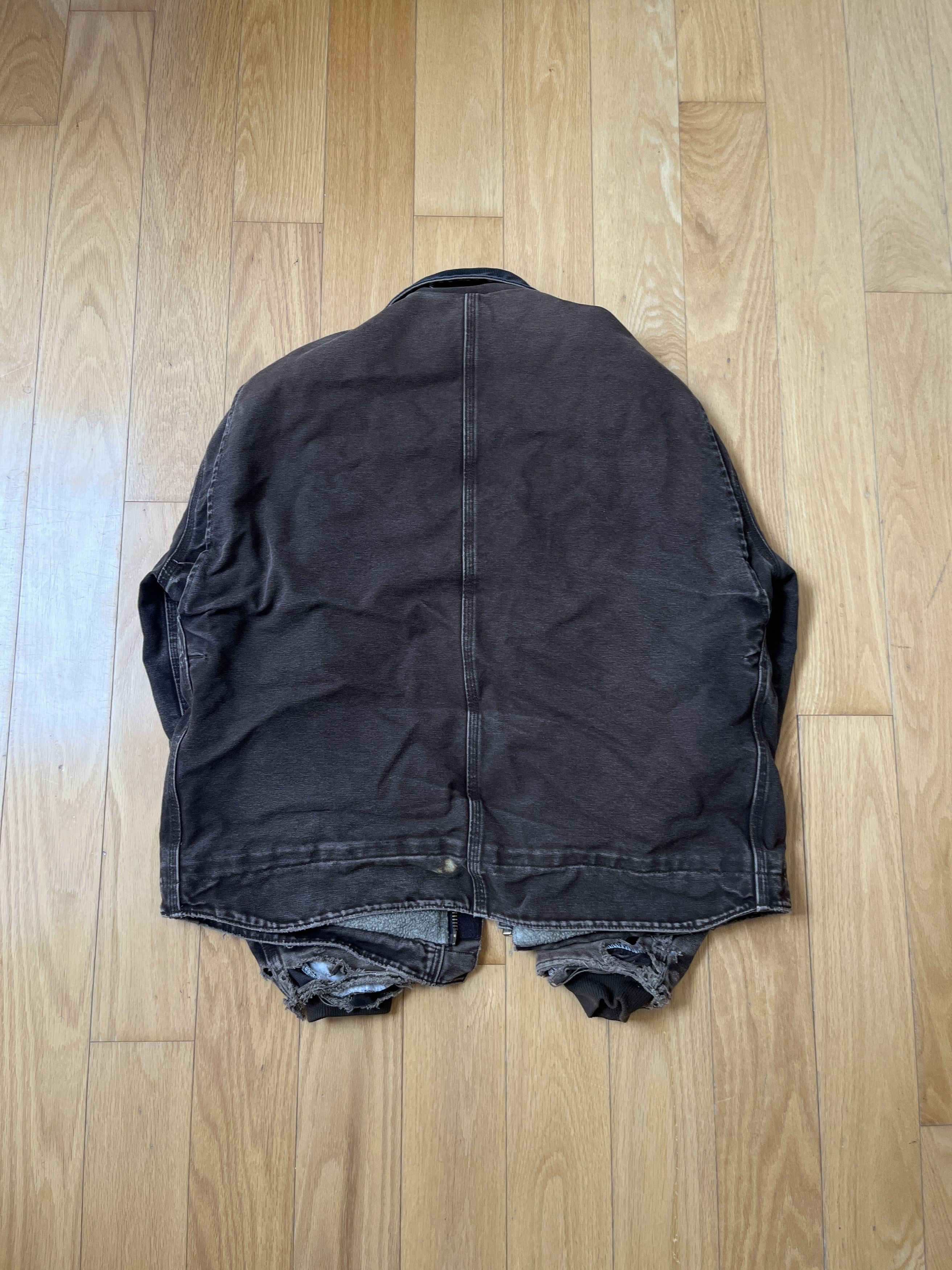 Carhartt Vintage Carhartt Dearborn Jacket J164 DKB L Size US L / EU 52-54 / 3 - 2 Thumbnail