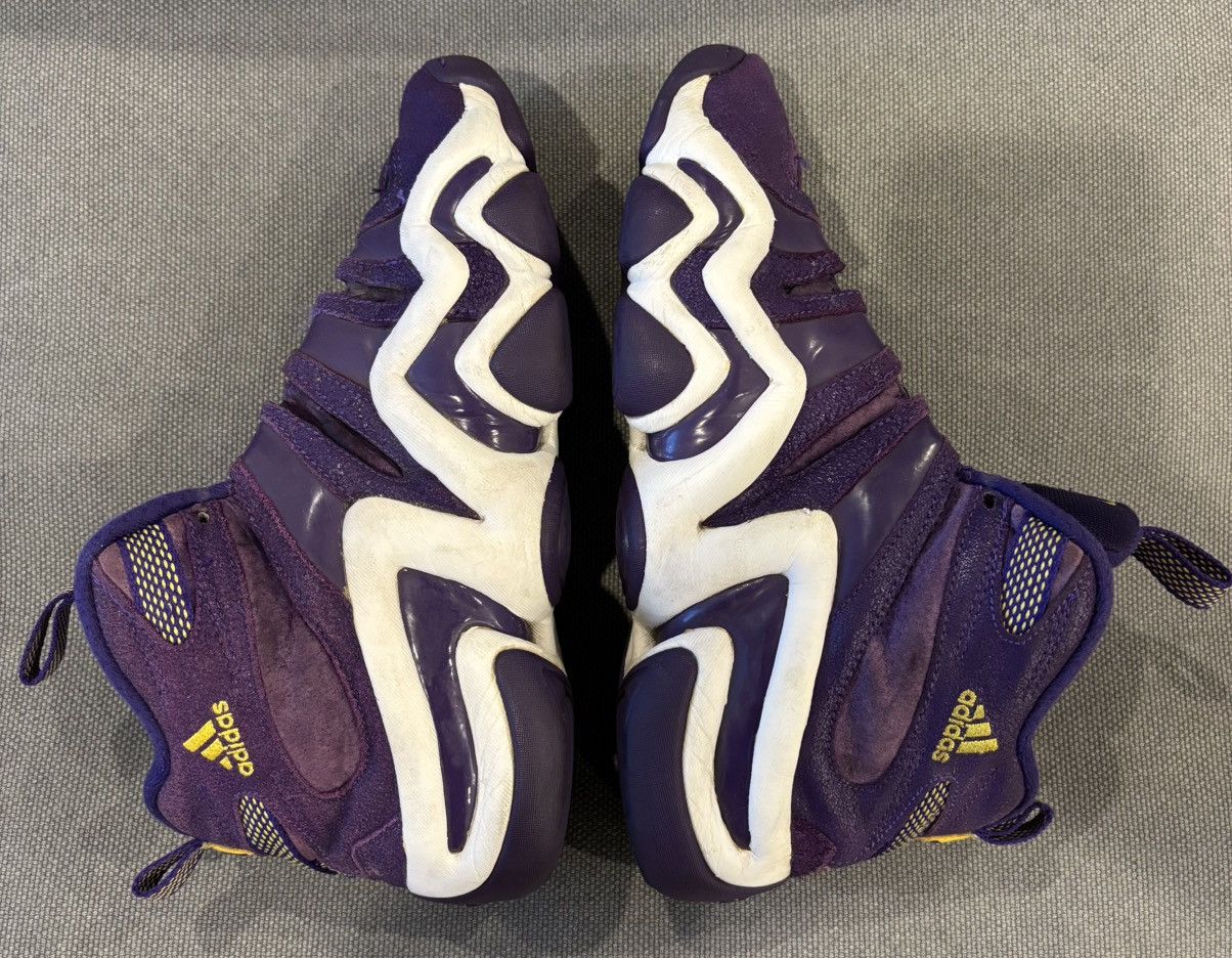 Adidas × Vintage Adidas KB8 Crazy 8 Regal Purple G24320 Men’s 9 No Box, Laces Size US 9 / EU 42 - 6 Thumbnail