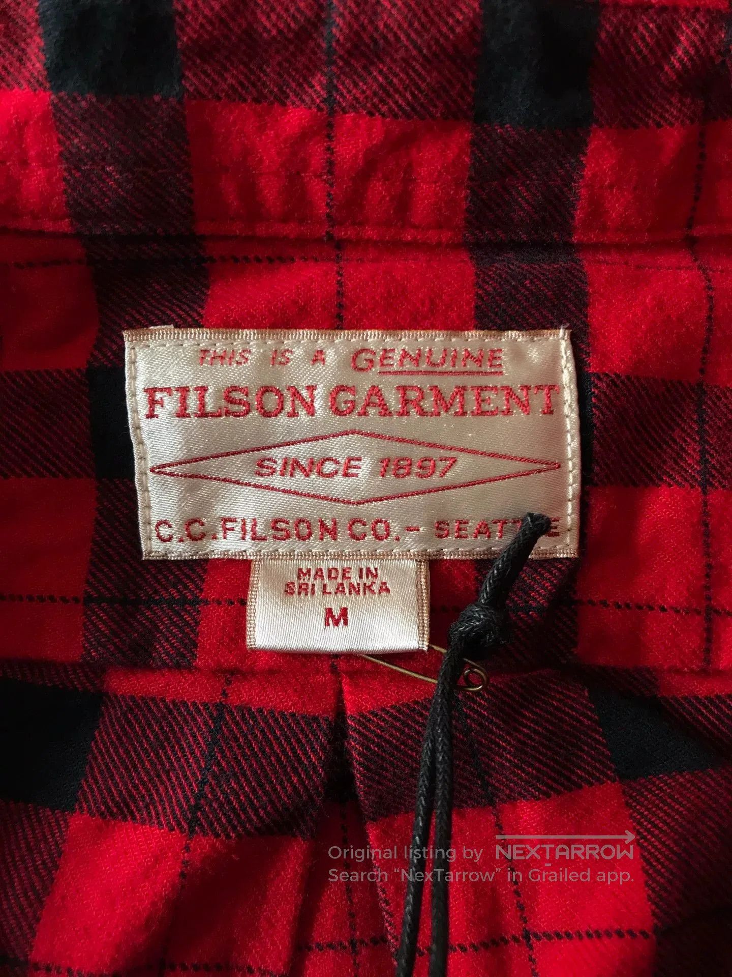 Filson Filson 11012006 Heavyweight Flannel Work Shirt. Size US M / EU 48-50 / 2 - 7 Thumbnail
