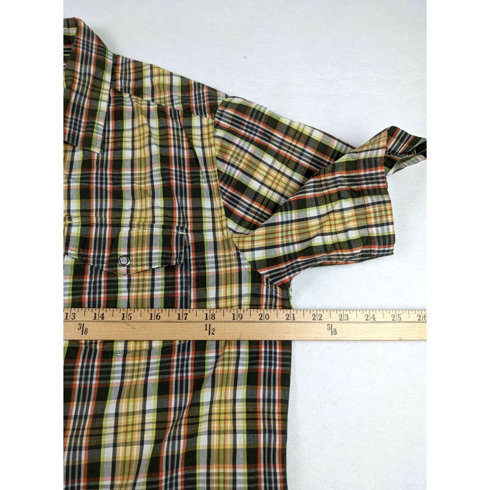 Prana prAna Men’s Plaid Button-Up Shirt 100% Organic Cotton Colorful Blue Green Size M Short Sleeve Casual Travel Size US M / EU 48-50 / 2 - 4 Thumbnail